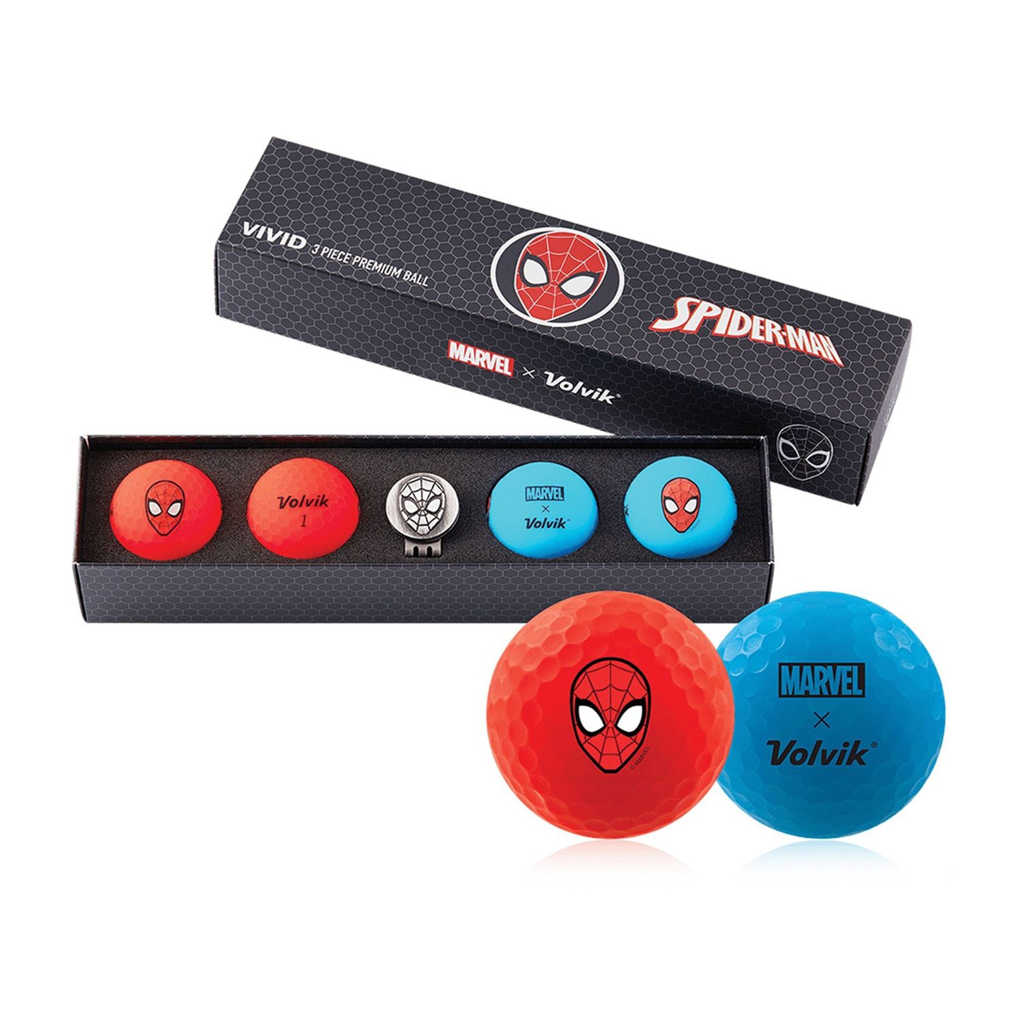 Volvik GB VOLVIK MARVEL SPIDER MAN 2.0 4pcs + 1Ballmarker