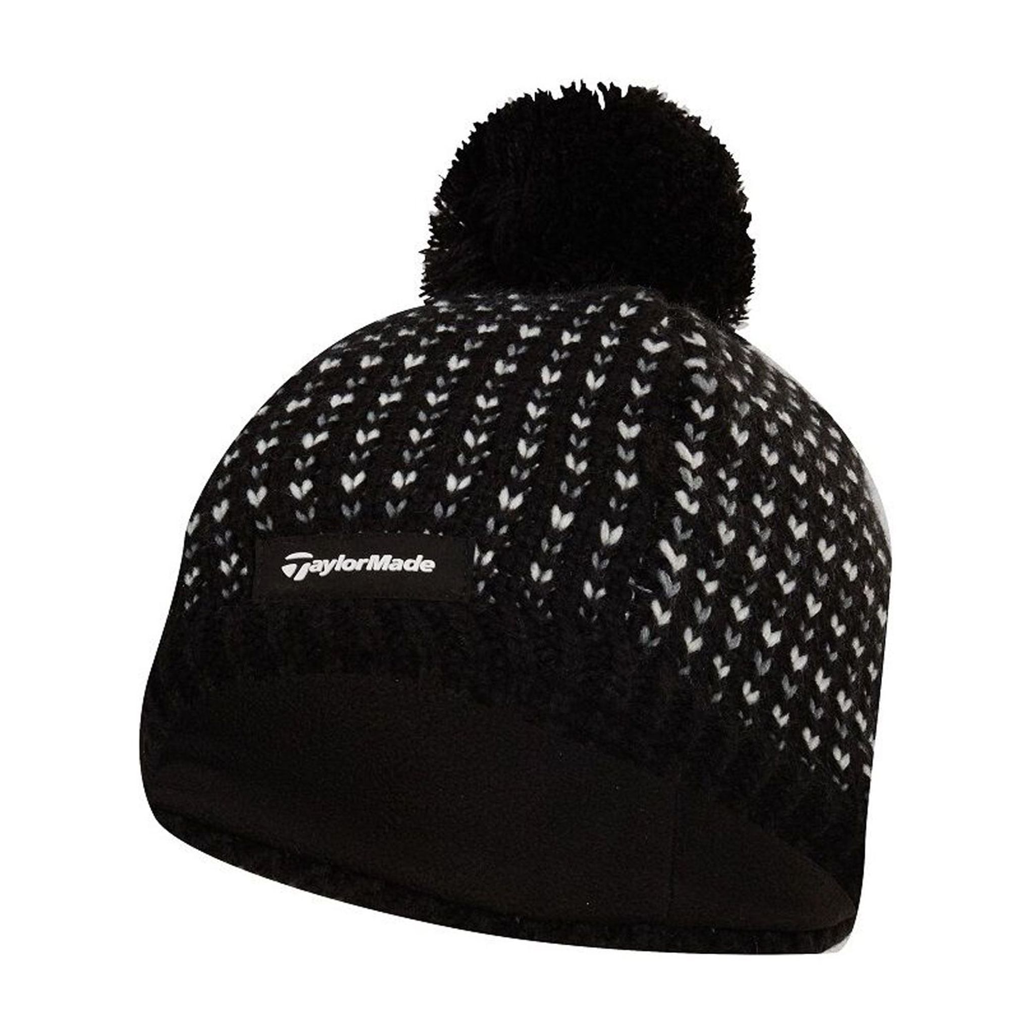 TaylorMade W Beanie Bobble Schwarz Damen