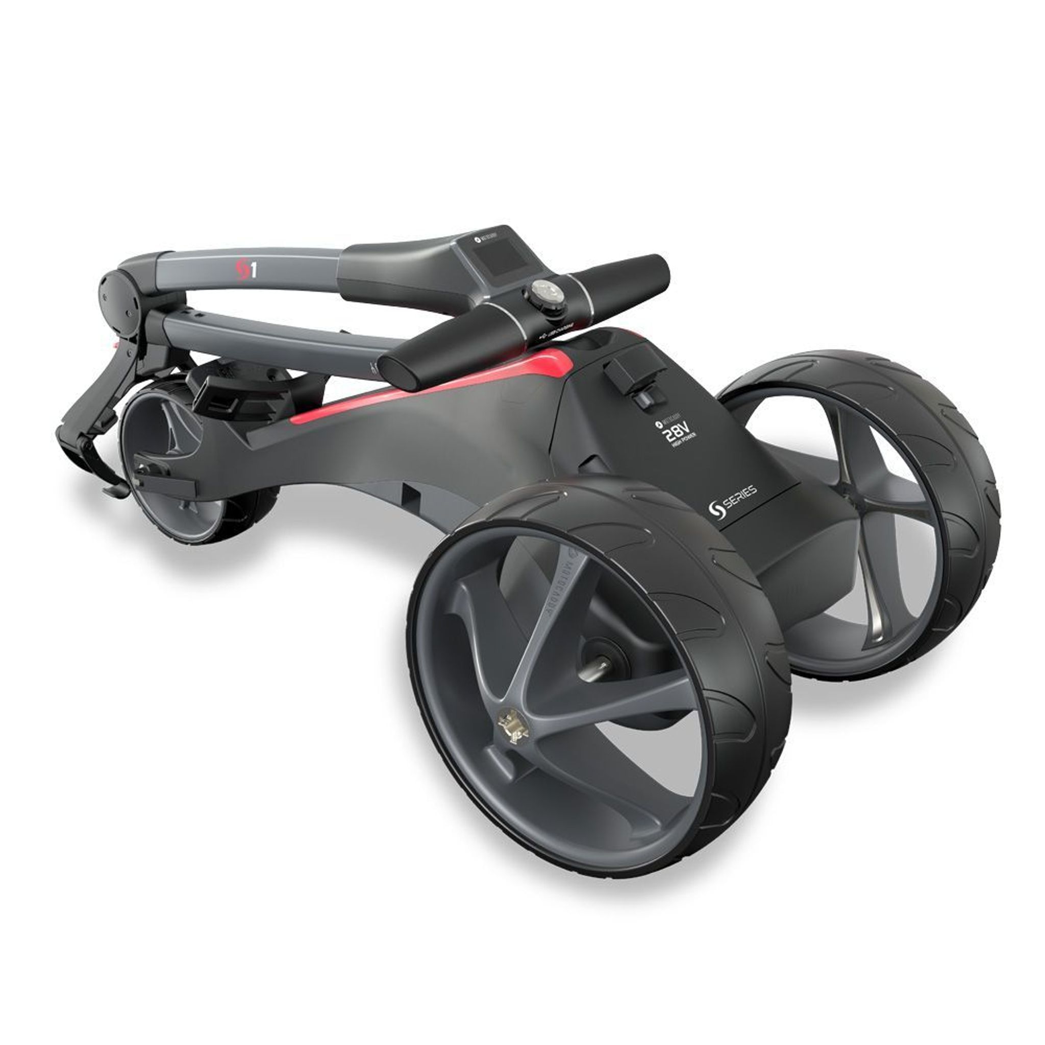 Motocaddy S1 Standard Akku (18 Loch) Graphitegrau