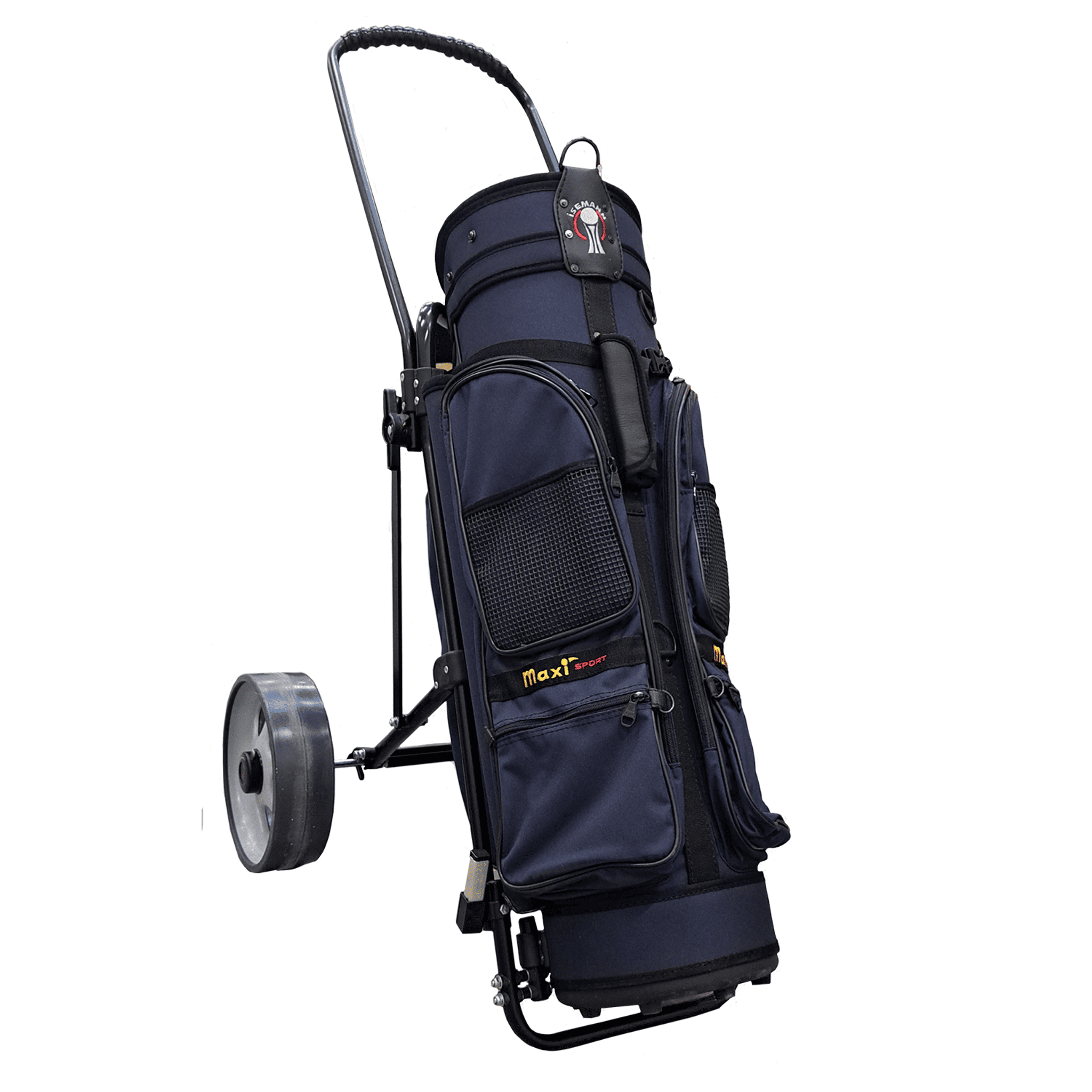 Compact Golf Maxi Sport Golfbag mit Trolleyrädern