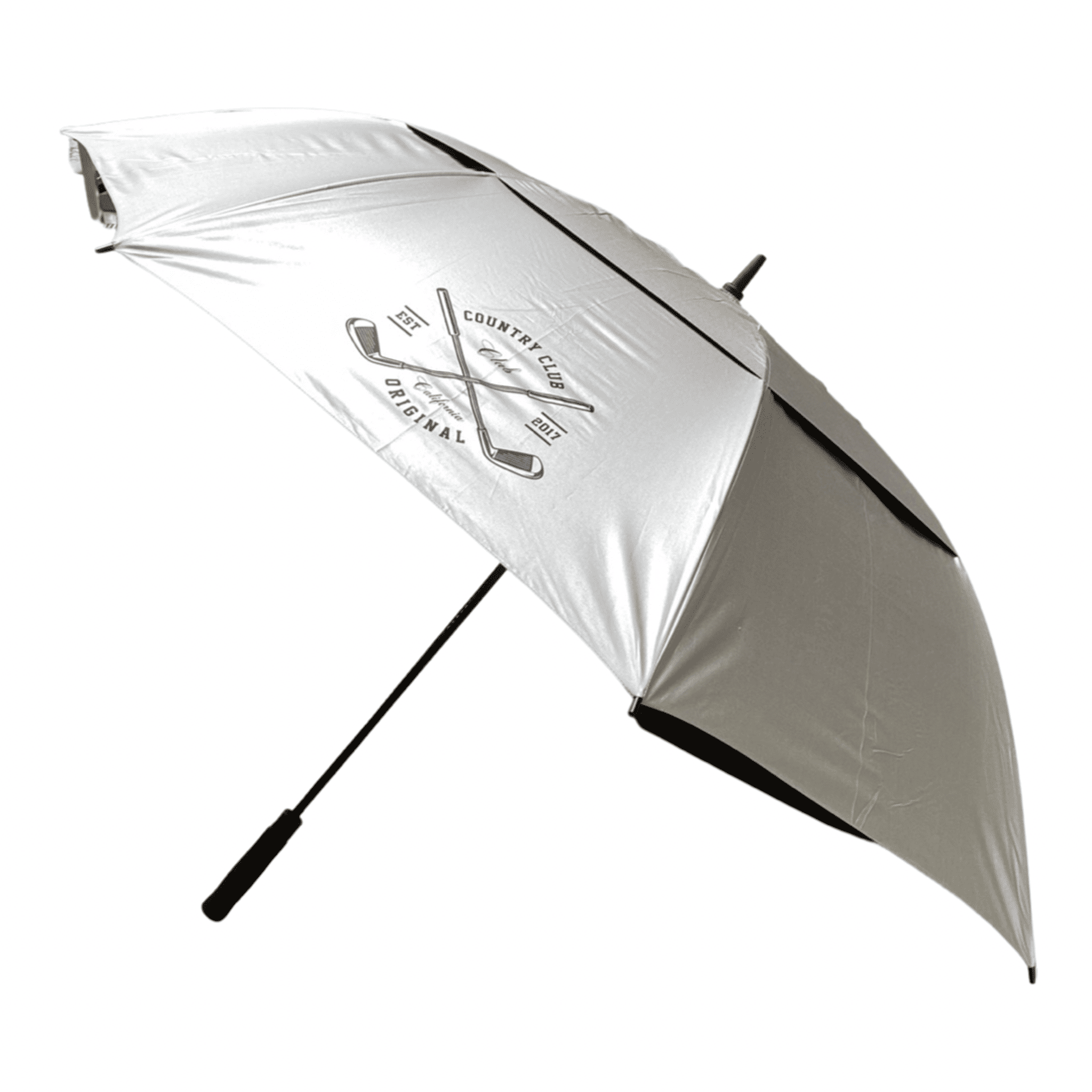 Country Club Country Club UV-Protection Golf Parasol Srebrny