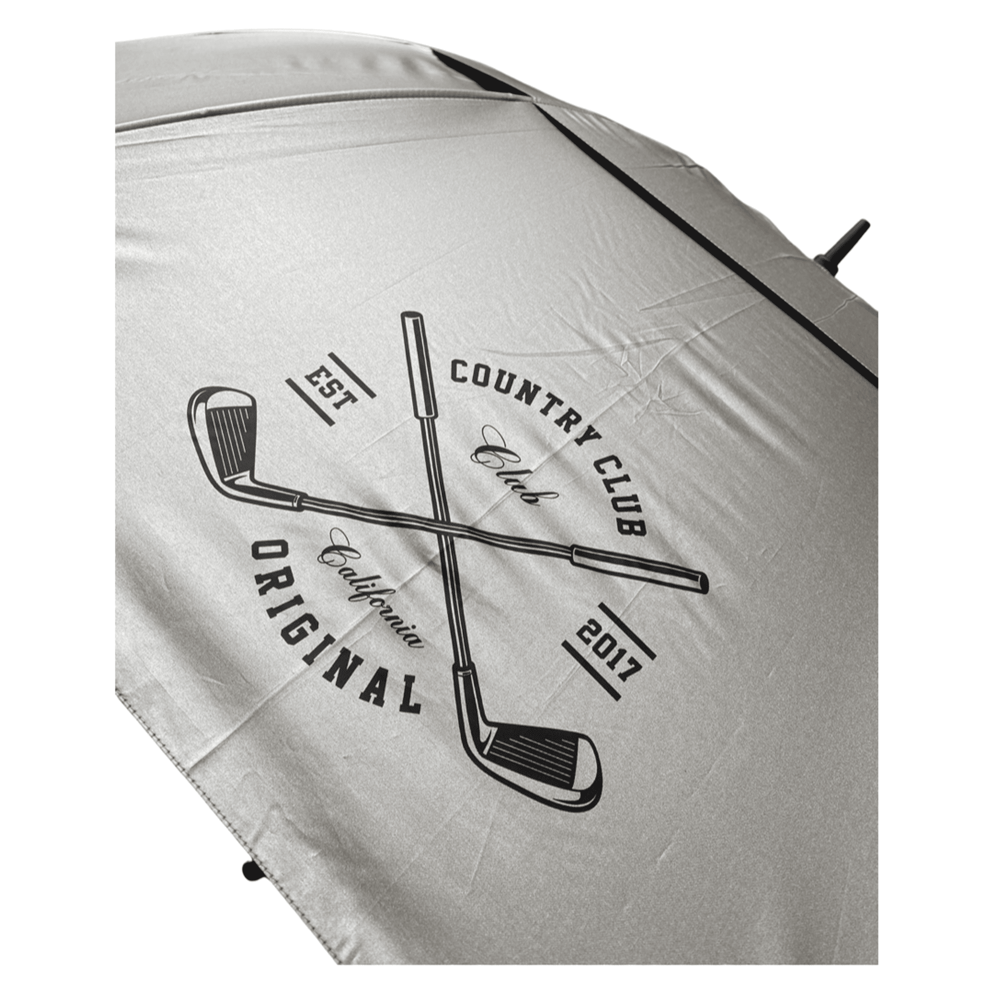 Country Club Country Club UV-Protection Golf Parasol Srebrny