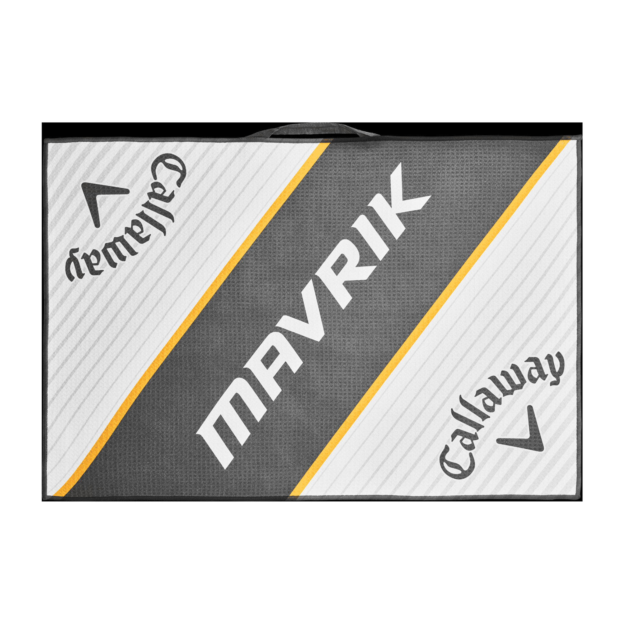 Callaway Mavrik Towel 30x20 White/Charcoal/Orange