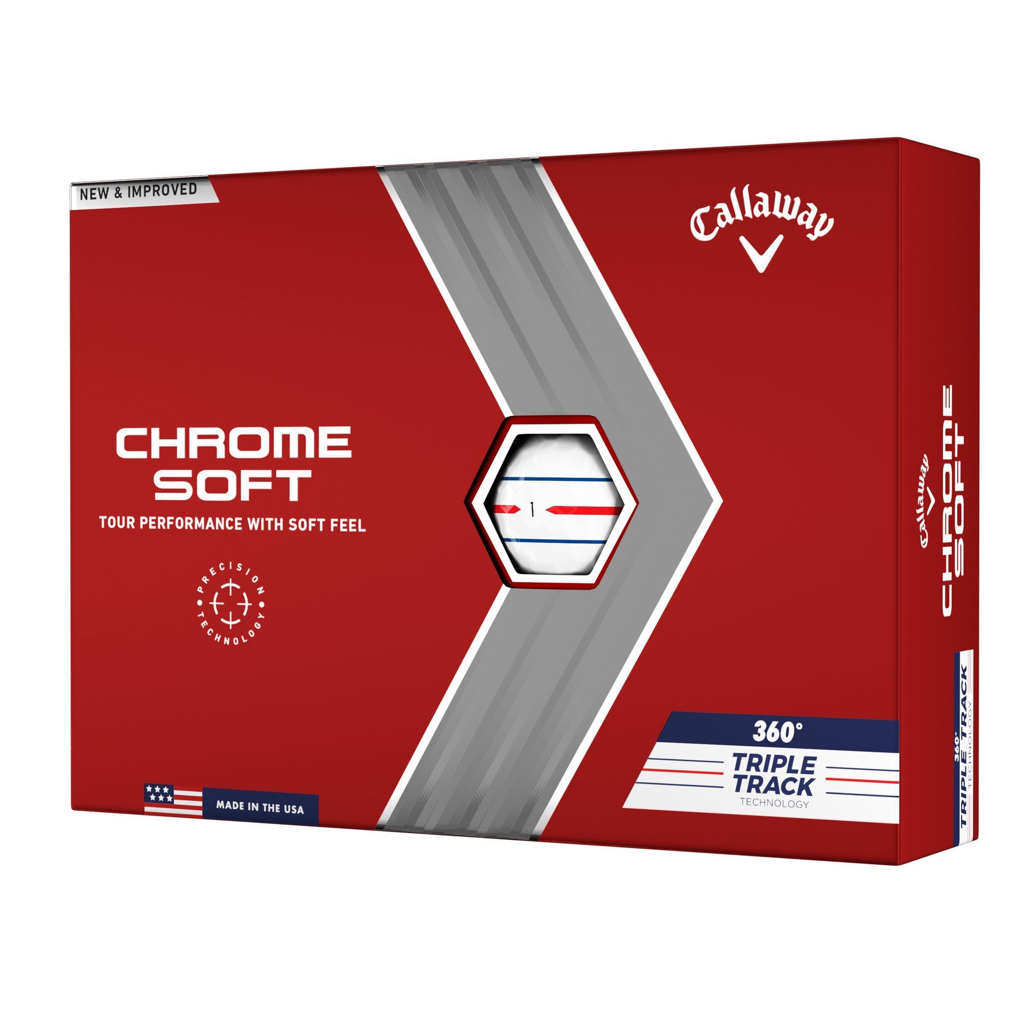 Callaway Chrome Soft (22) [12 Balls] Triple Track 360