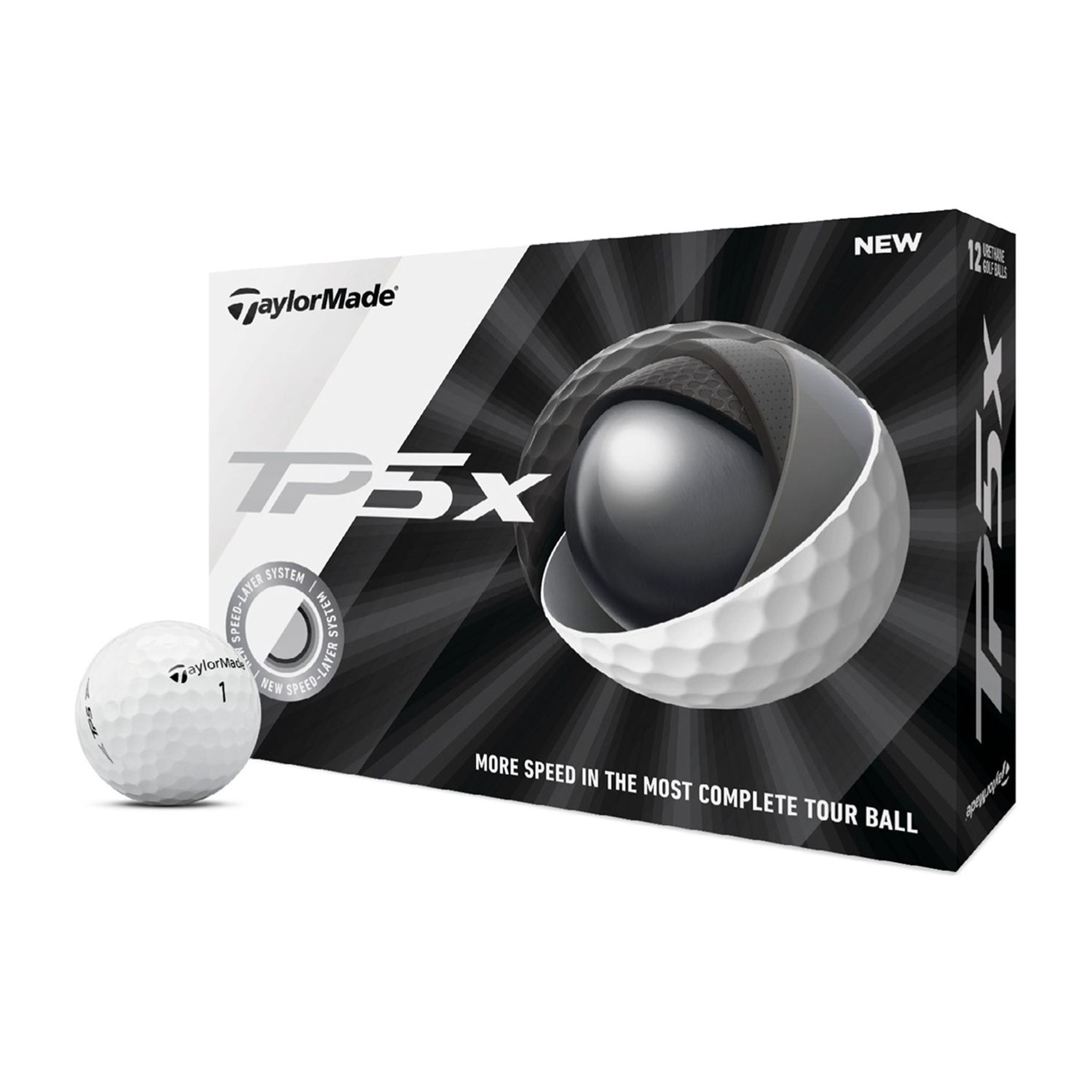 TaylorMade TP5x (20) [12Balls] Yellow