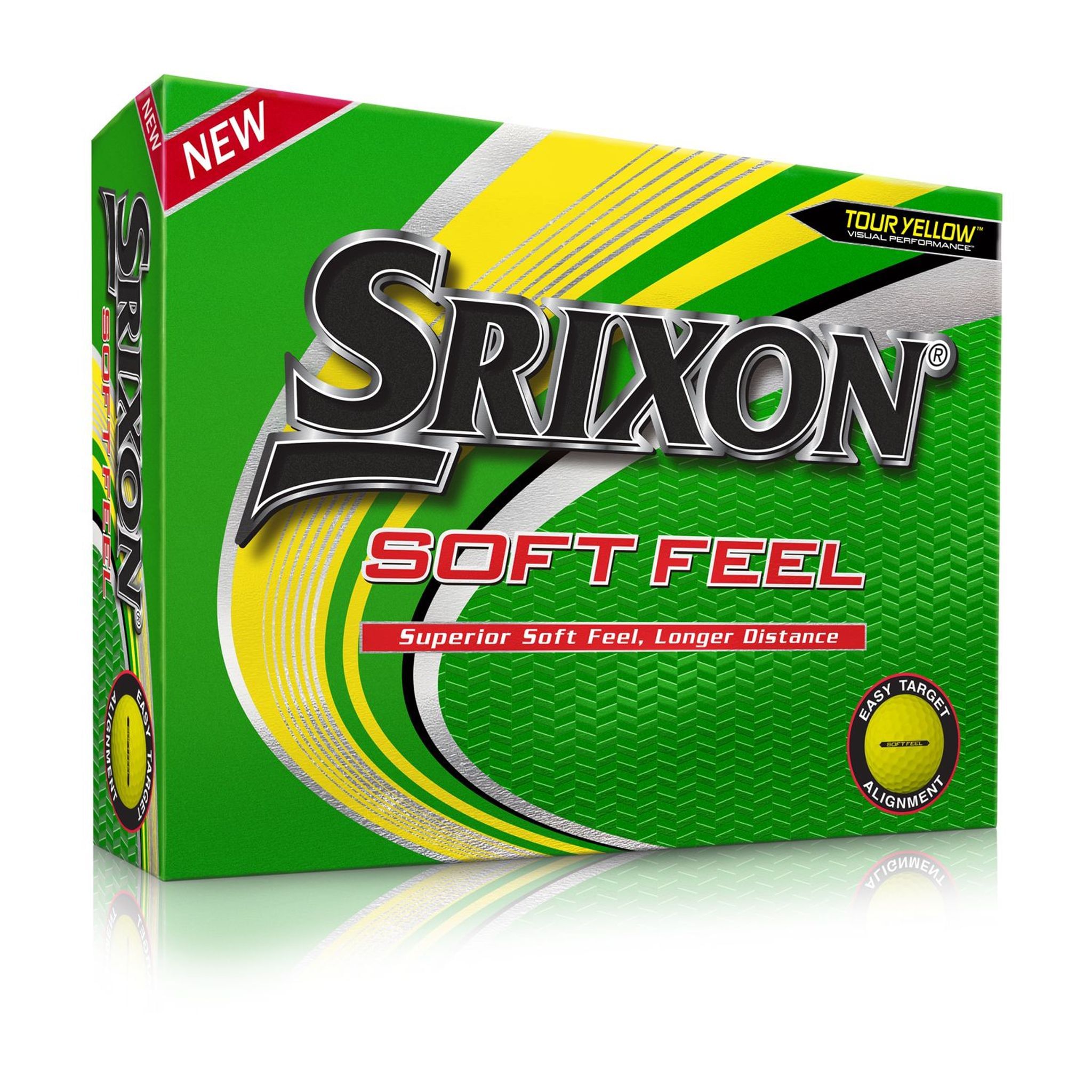 Srixon Soft Feel 12 Brite [12 Piłek] Pomarańczowy