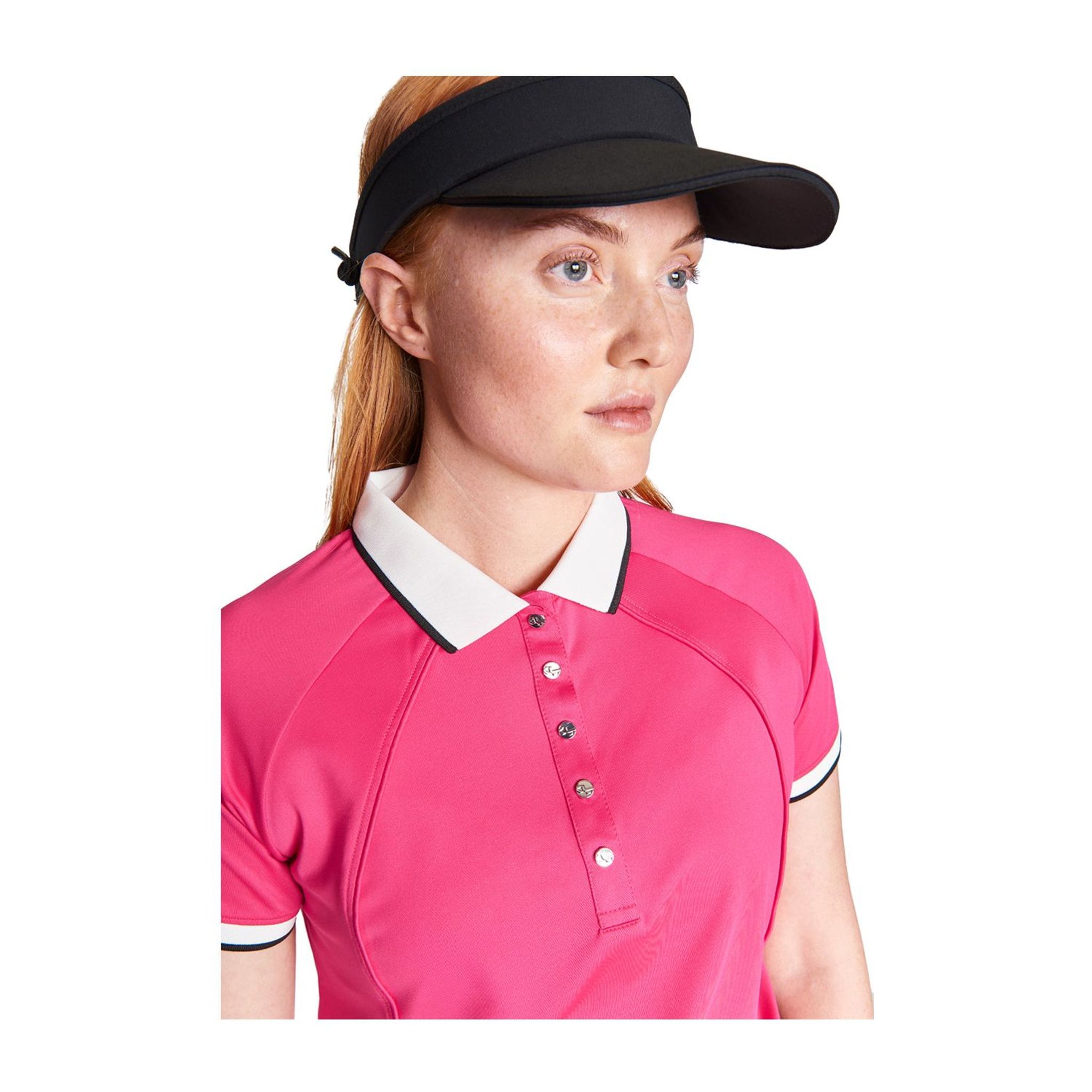 Röhnisch Poloshirt Poppy Raspberry Damen