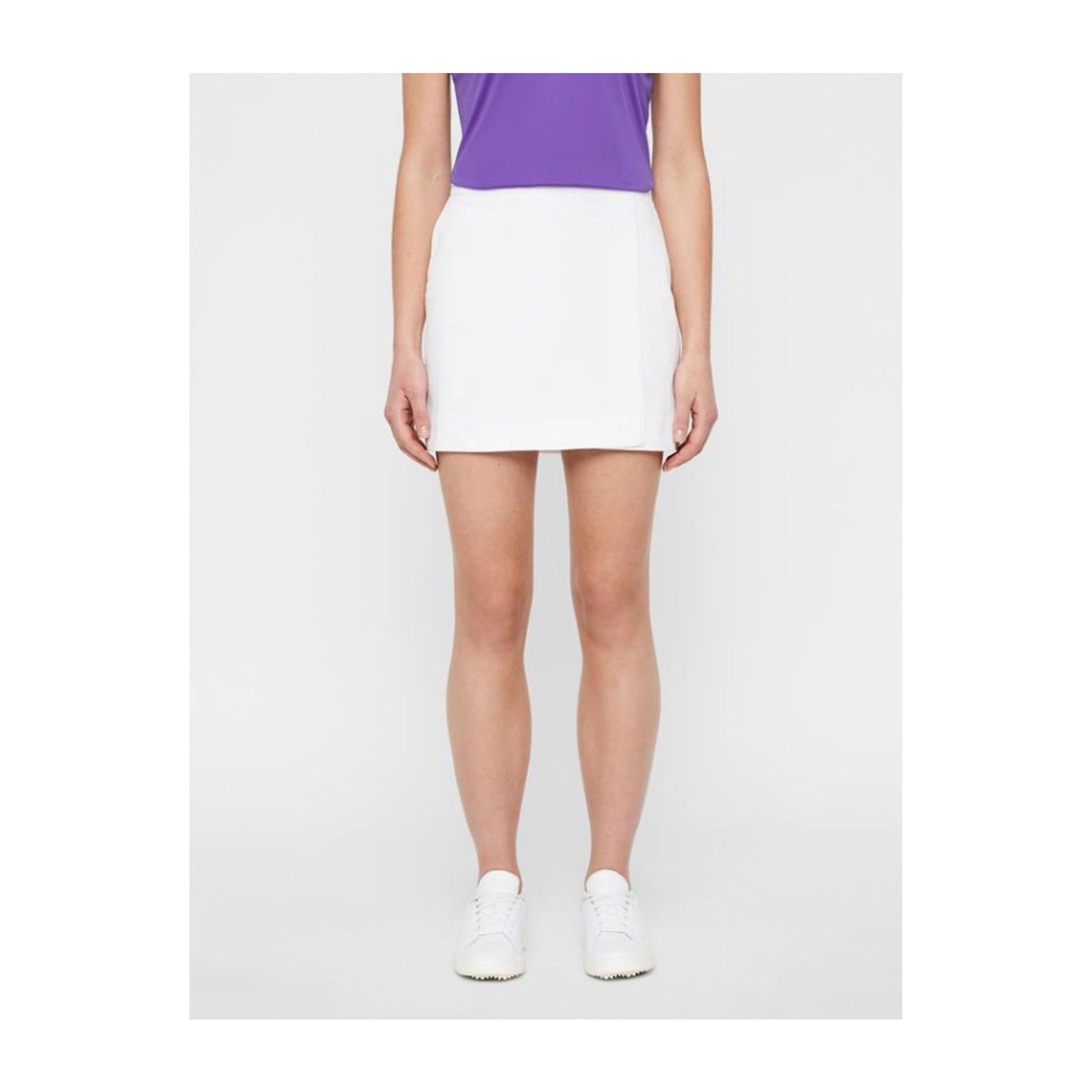 J. Lindeberg W Semina Skirt High Vent White Damen