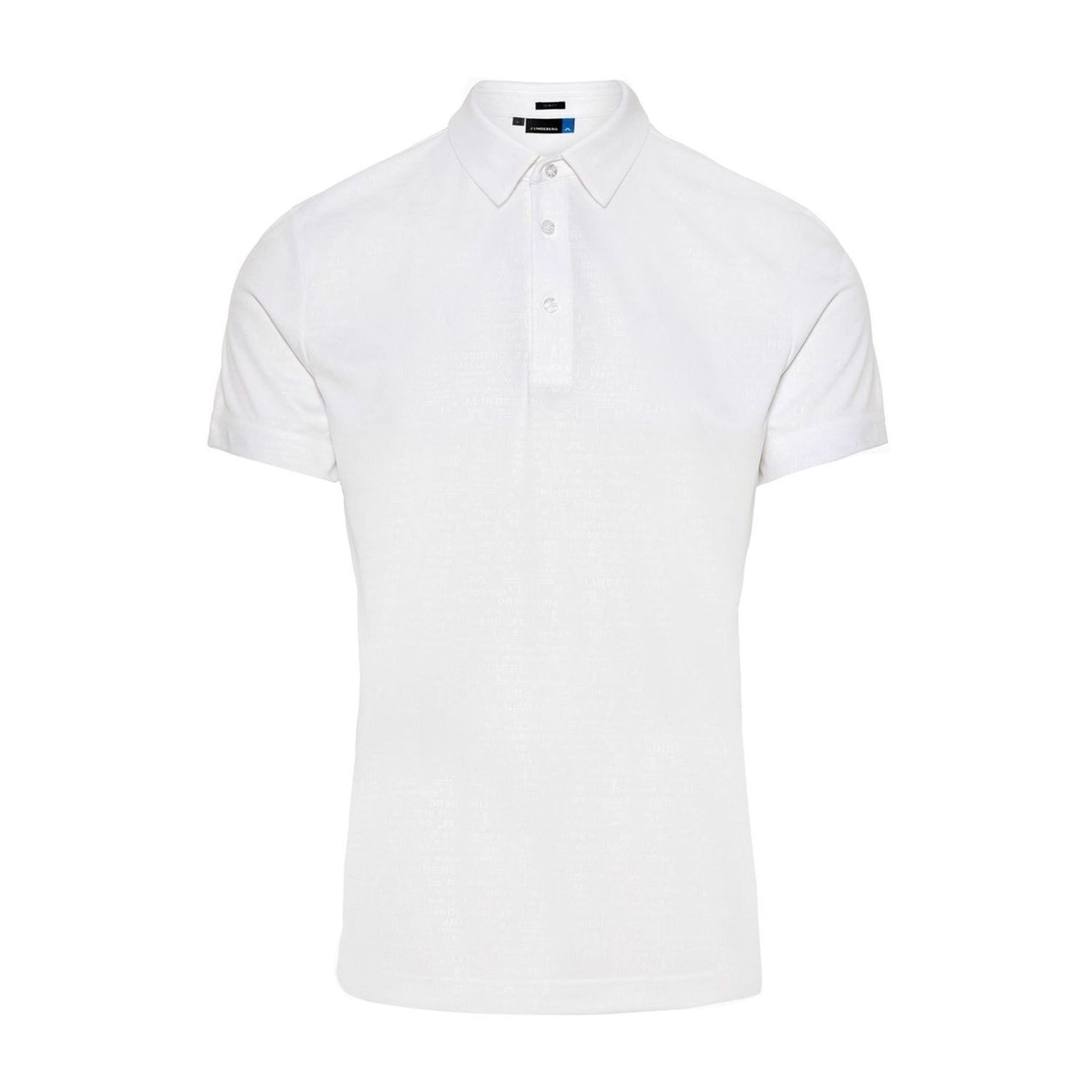 J. Lindeberg M Pine Slim Fit-TX Jersey Polo White Herren