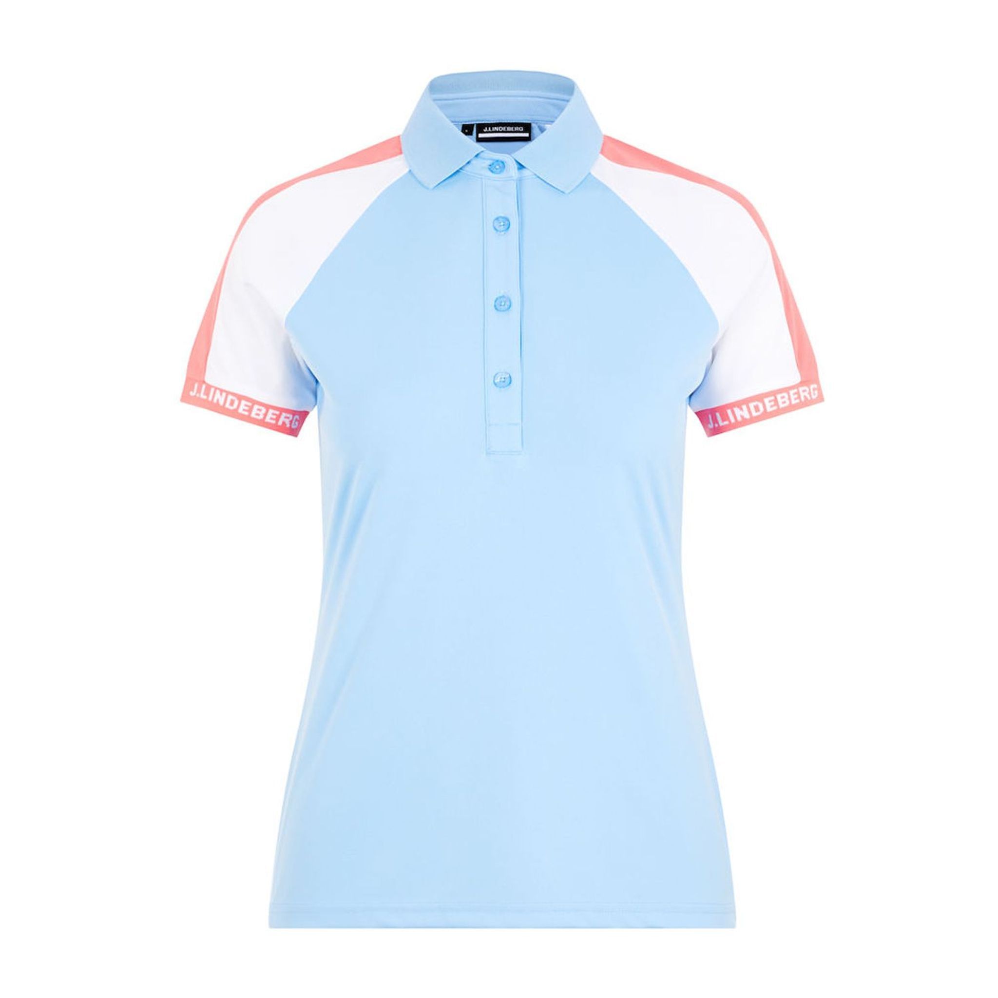 J. Lindeberg W Perinne SS Polo Summer Blue Damen