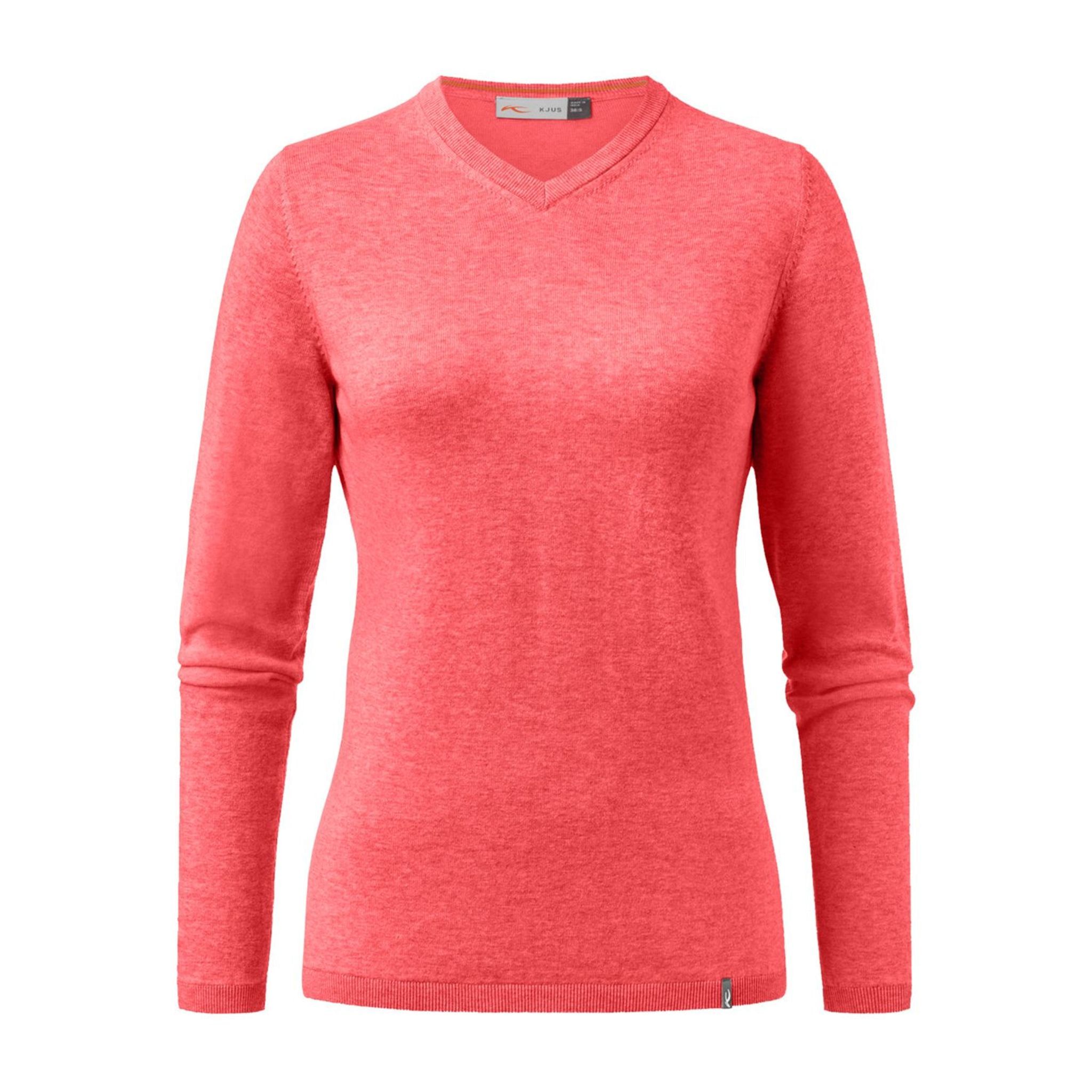 Kjus W Kicki V-Neck Pullover Flame Melange Damen