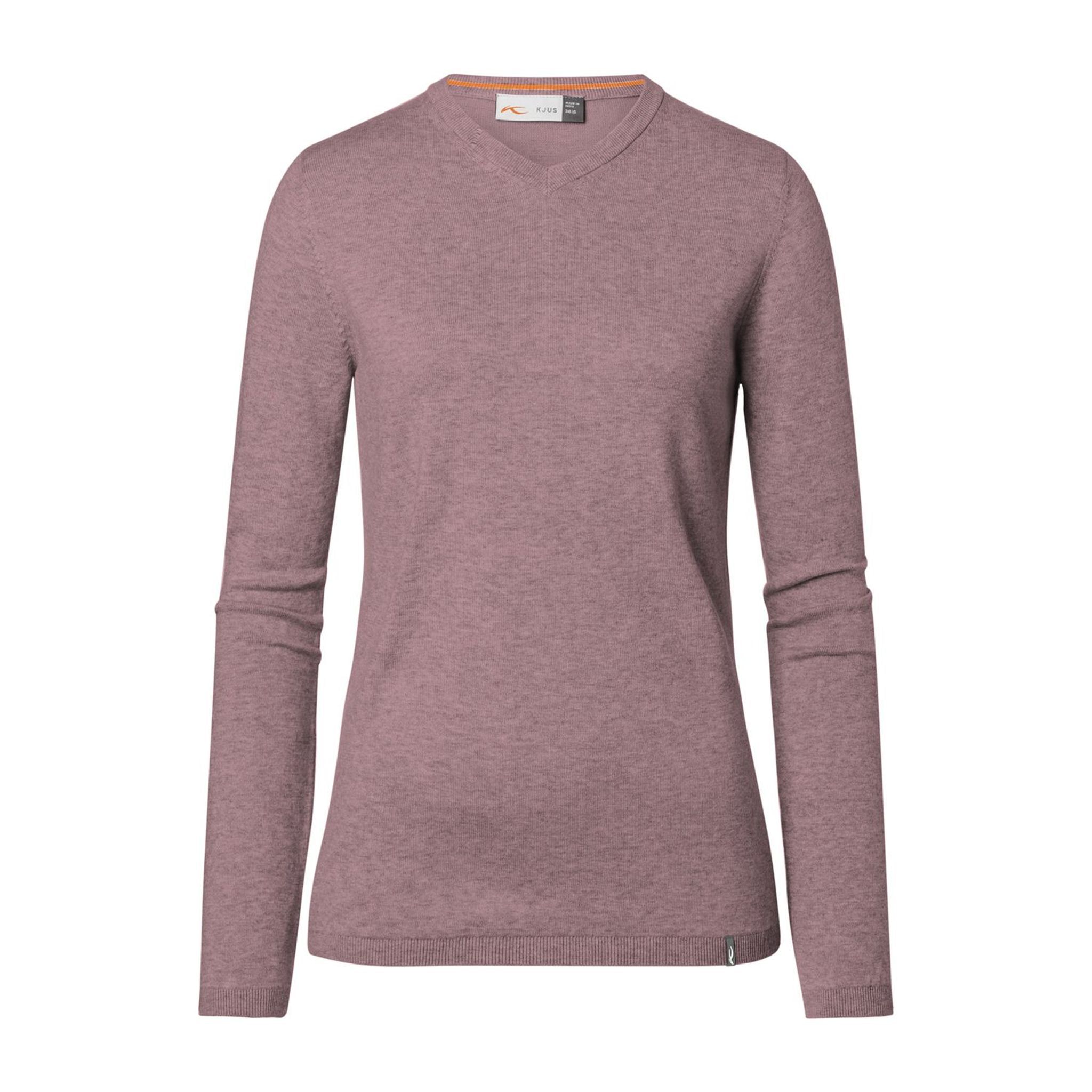 Kjus Pullover V-Ausschnitt W Kicki Pink Reef Melange Damen