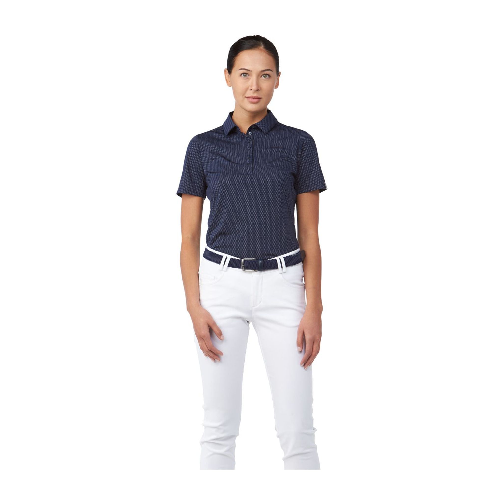 Kjus W Eve SS Polo Atlanta Blue Damen