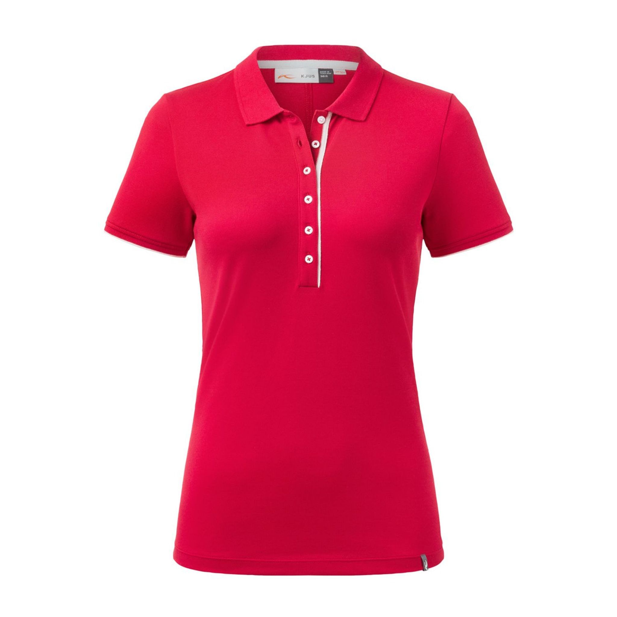 Kjus W Sanna SS Polo Jalapeno Red Damskie