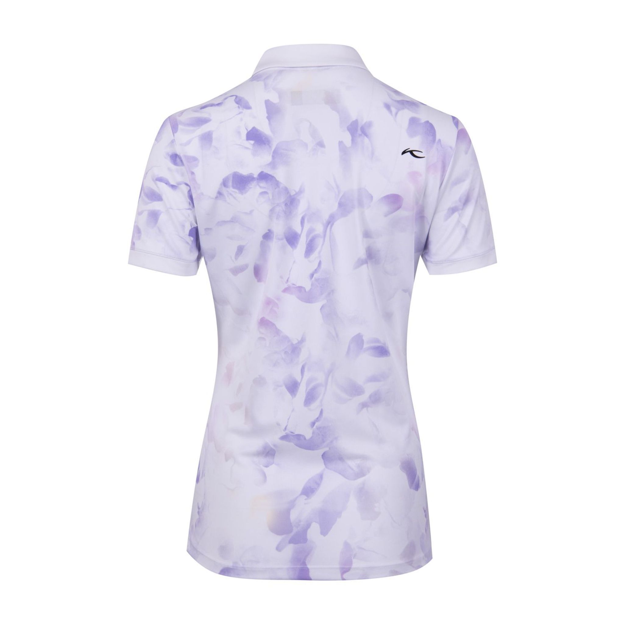 Kjus W Enya Printed SS Polo Biały/Iris Purple Damski