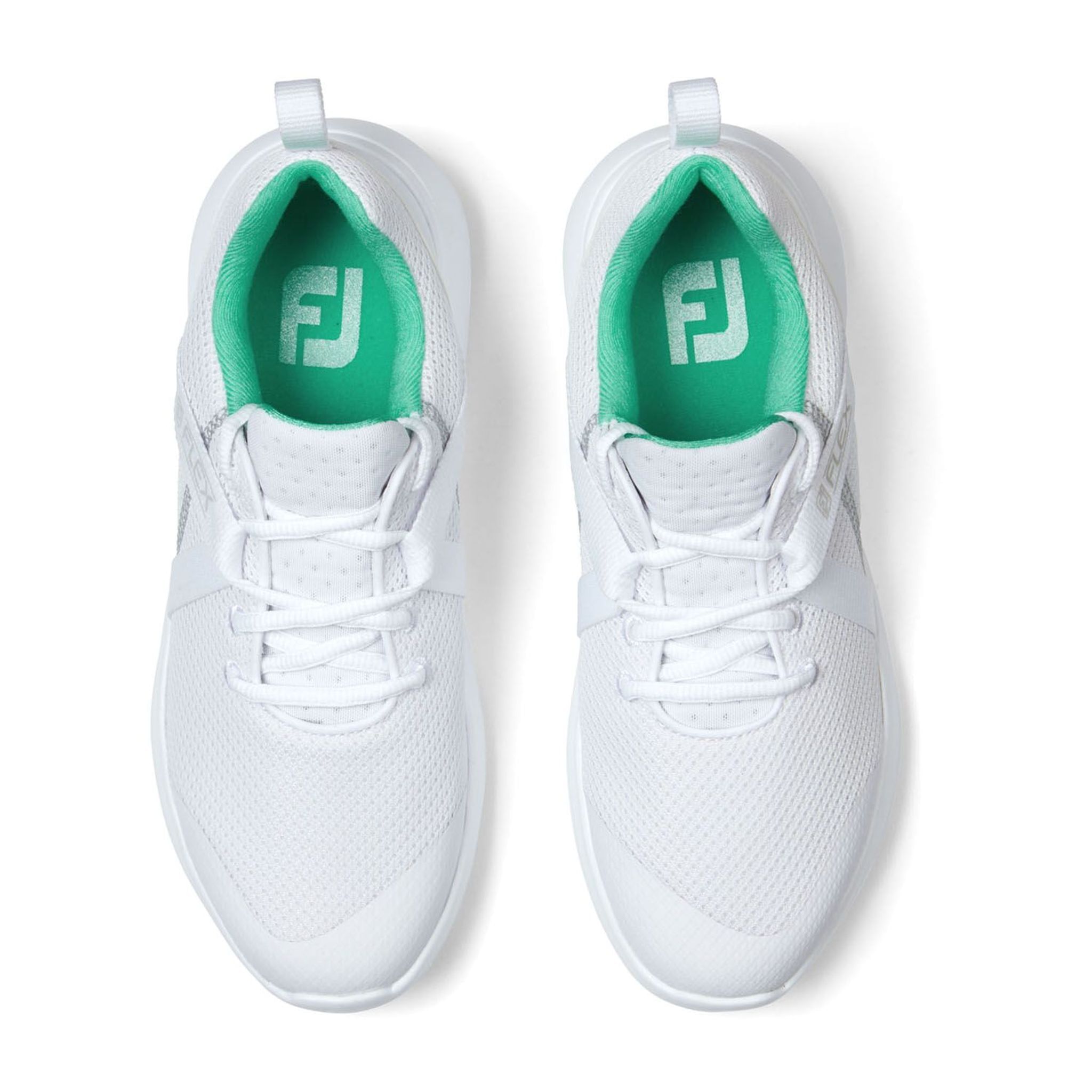 Footjoy W Flex White/Turquoise Damen