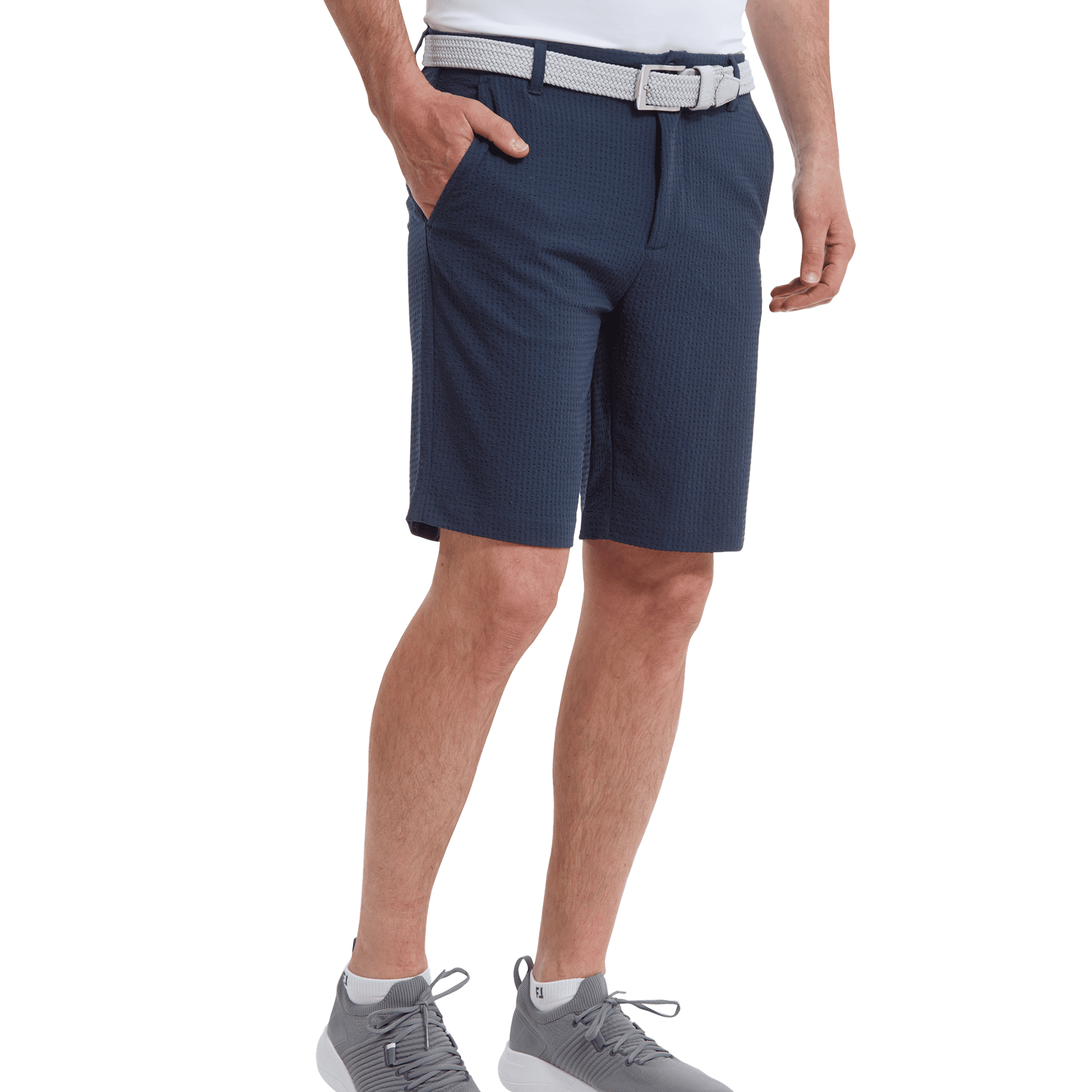 Footjoy M Performance Seersucker Shorts Navy Herren