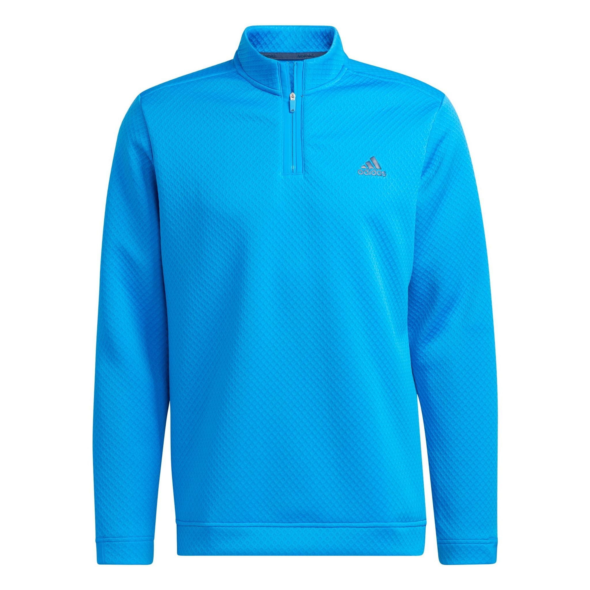 Adidas M Durable Water-Repellent 1/4 Zip Pullover Blue Ru Herren