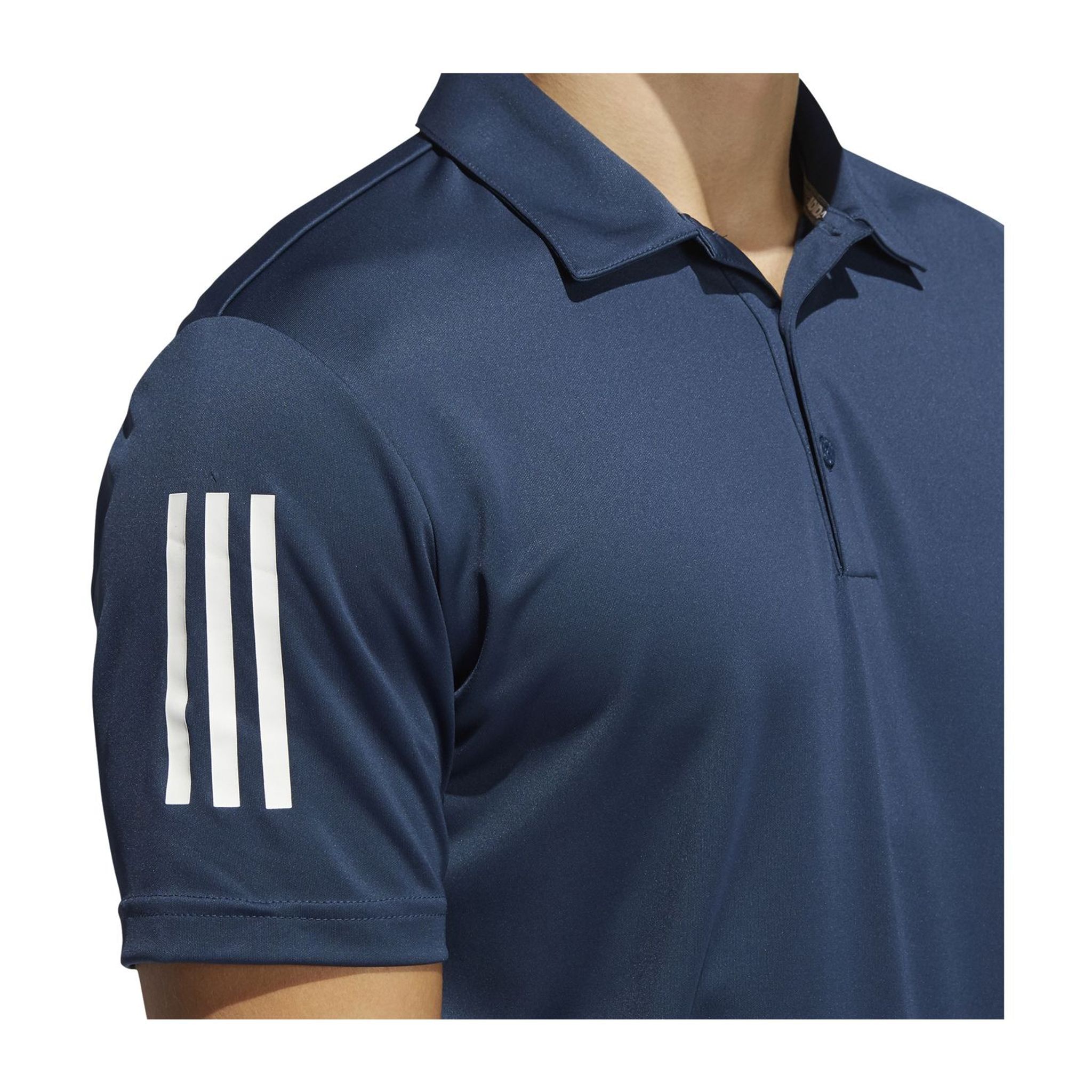 Adidas 3-Streifen Basic SS Polo Navy/Weiß Herren