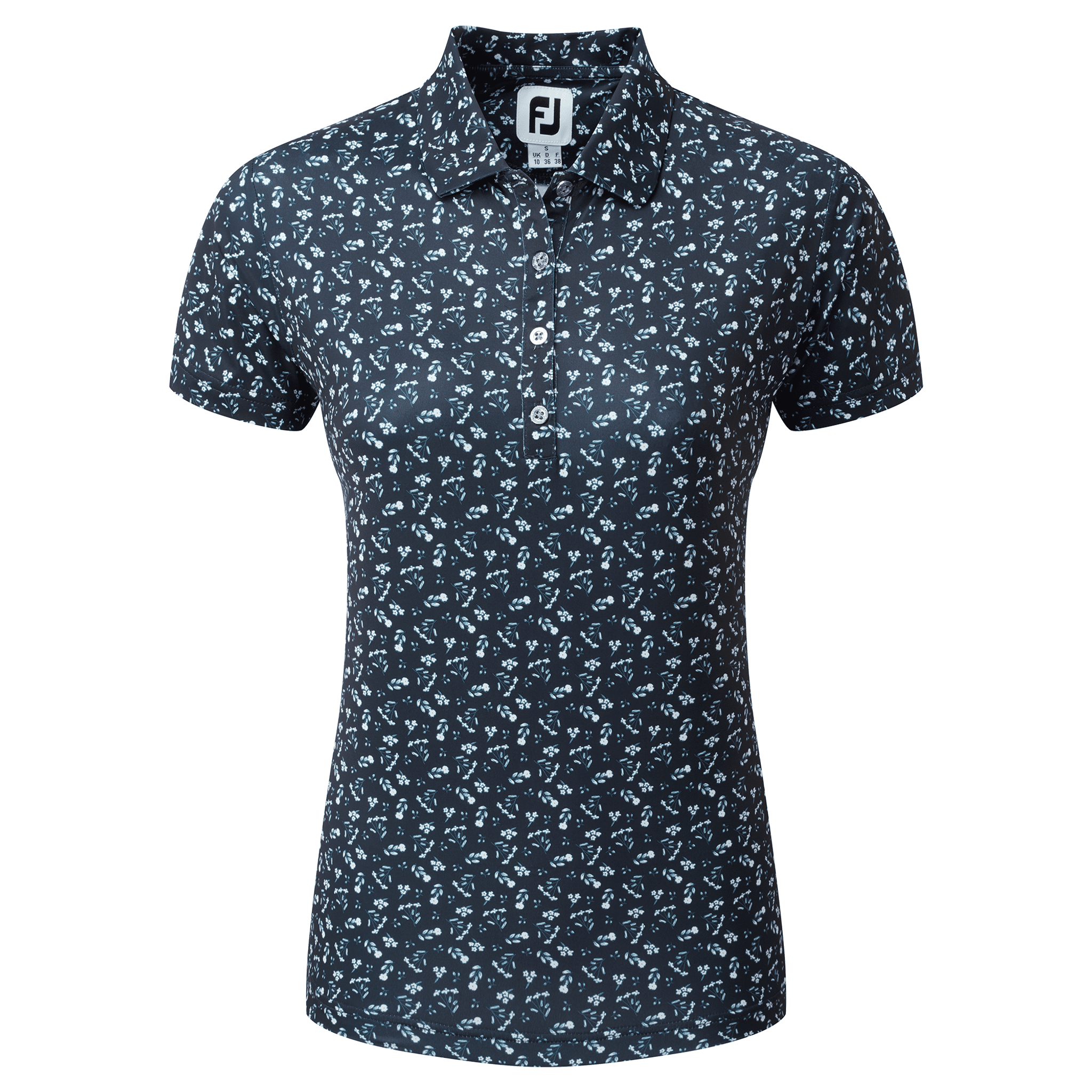 Footjoy Floral Print Poloshirt Damen