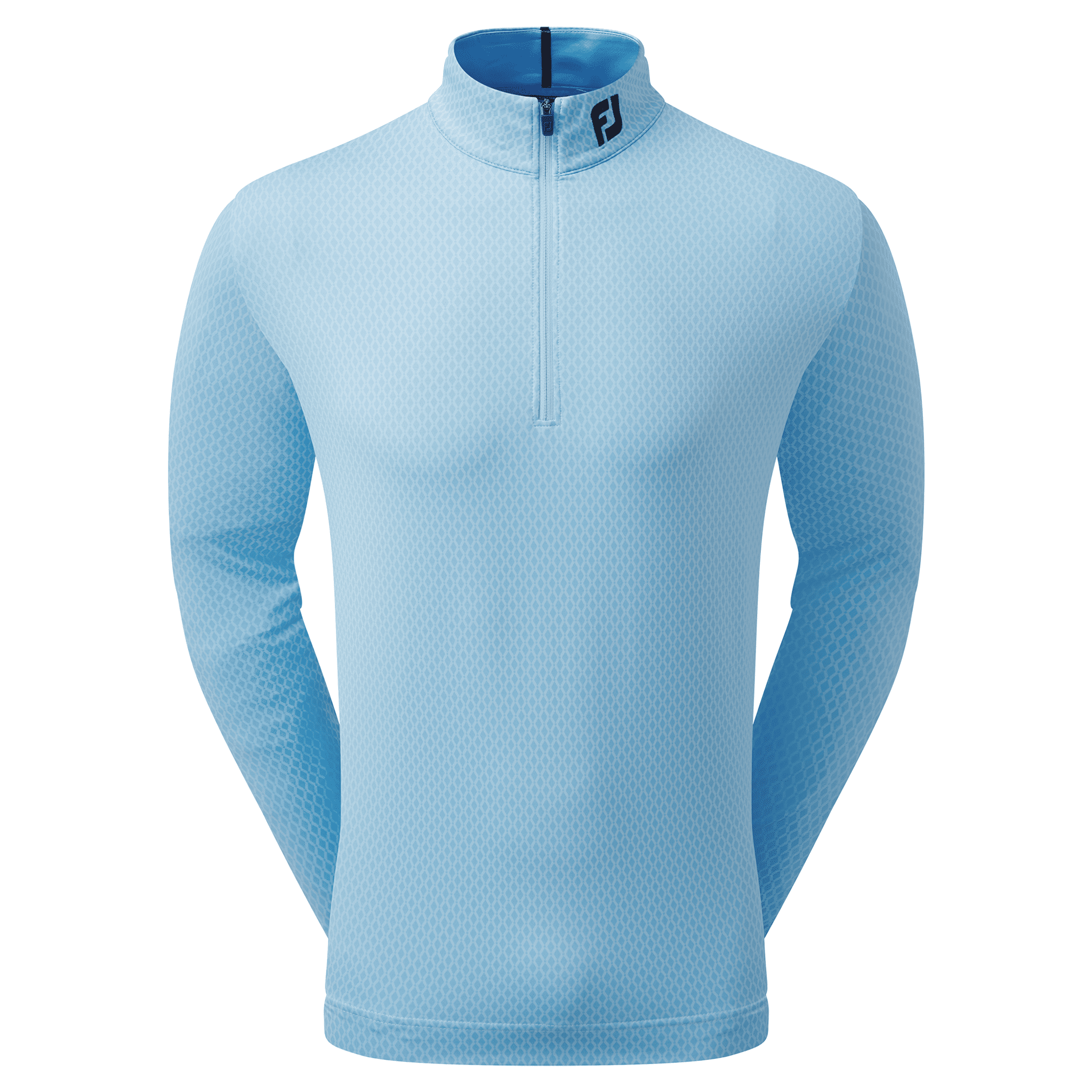 Footjoy Tonal Print Knit Chill-Out Pullover Herren