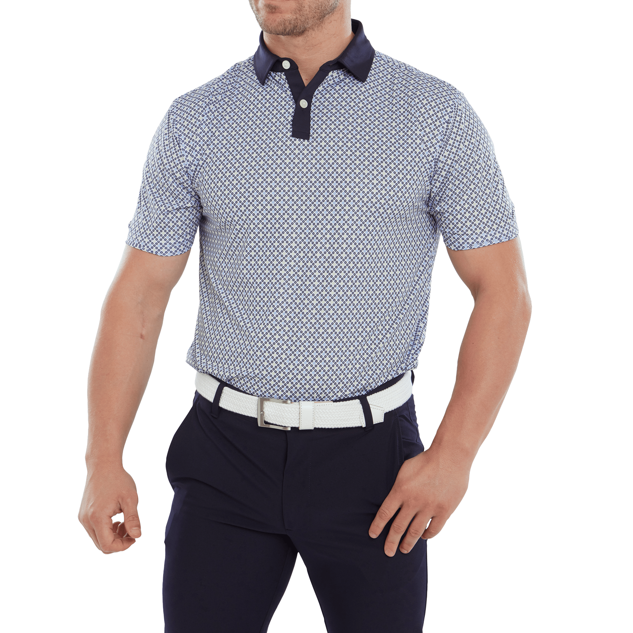 Footjoy Circle Print Koszulka polo męska