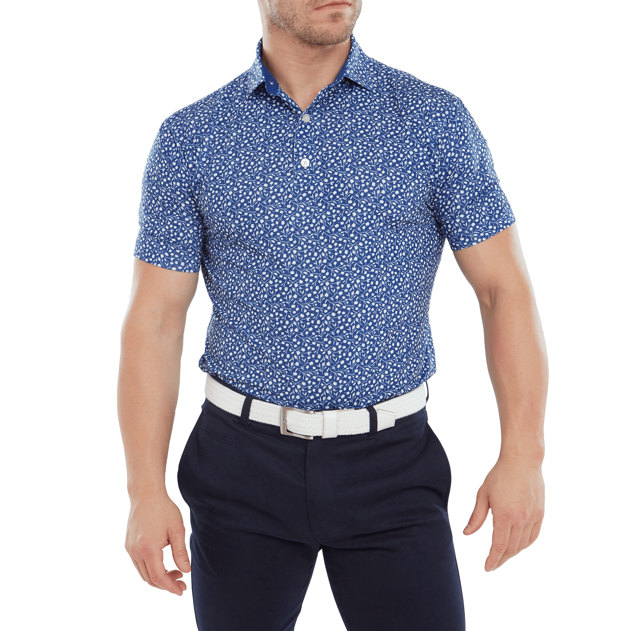 Footjoy Tossed Tulips Polo Herren