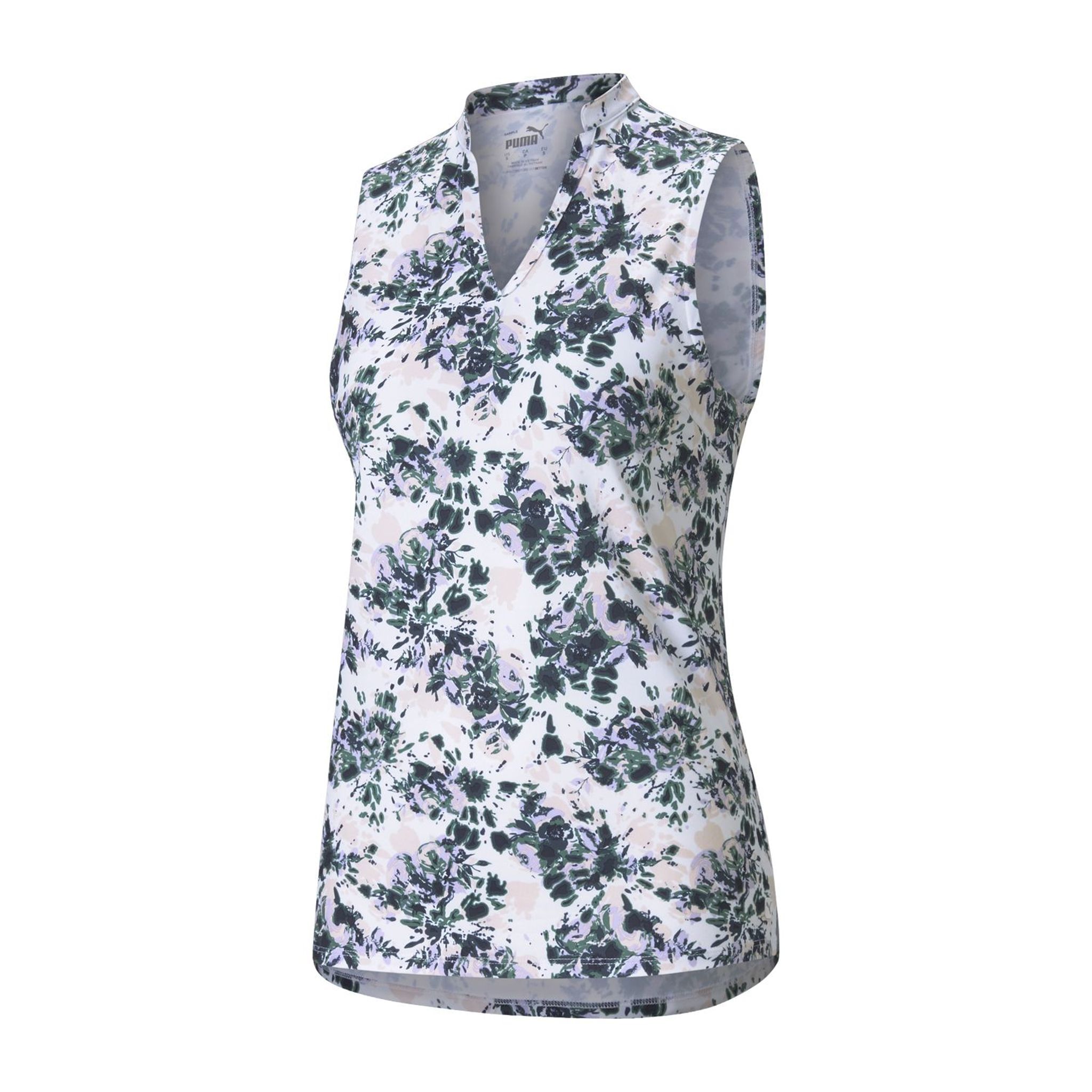 Puma Cloudspun Floral Tie Dye Polo Damskie