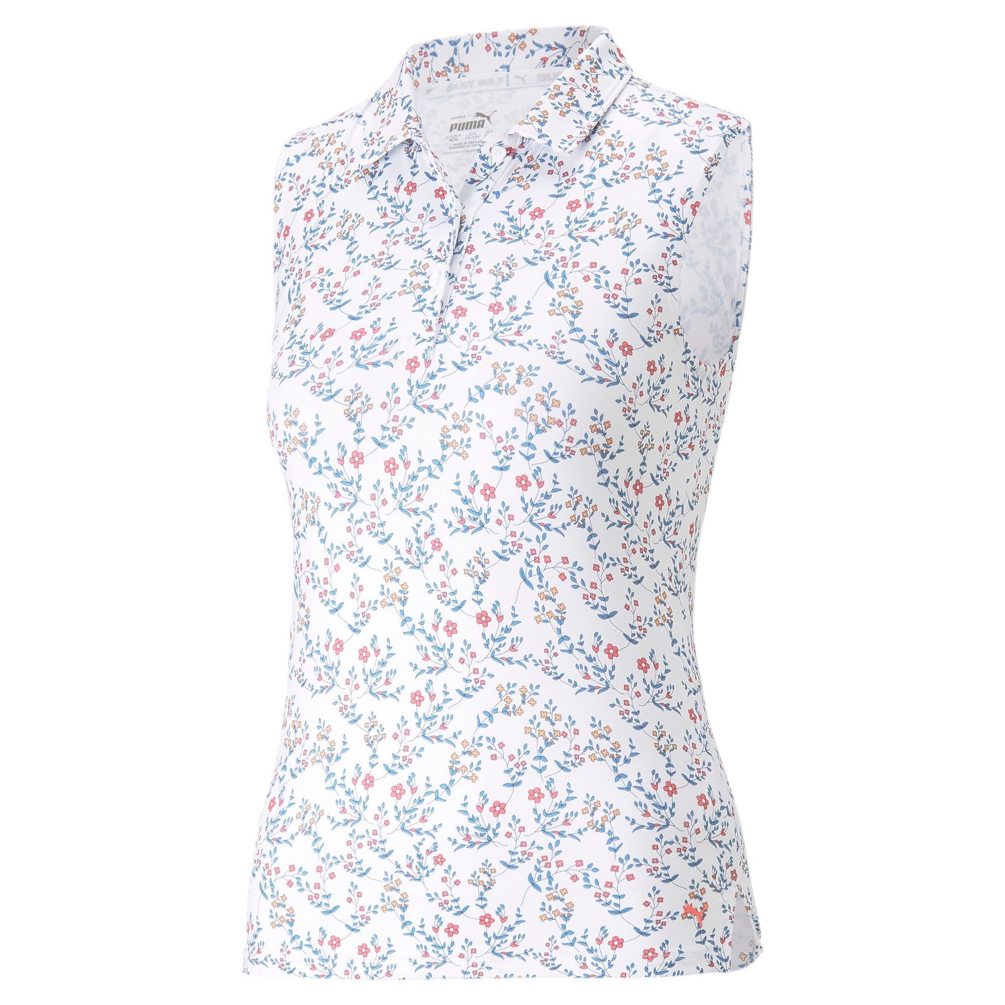 Puma Girls Mattr Micro Floral Poloshirt Damskie