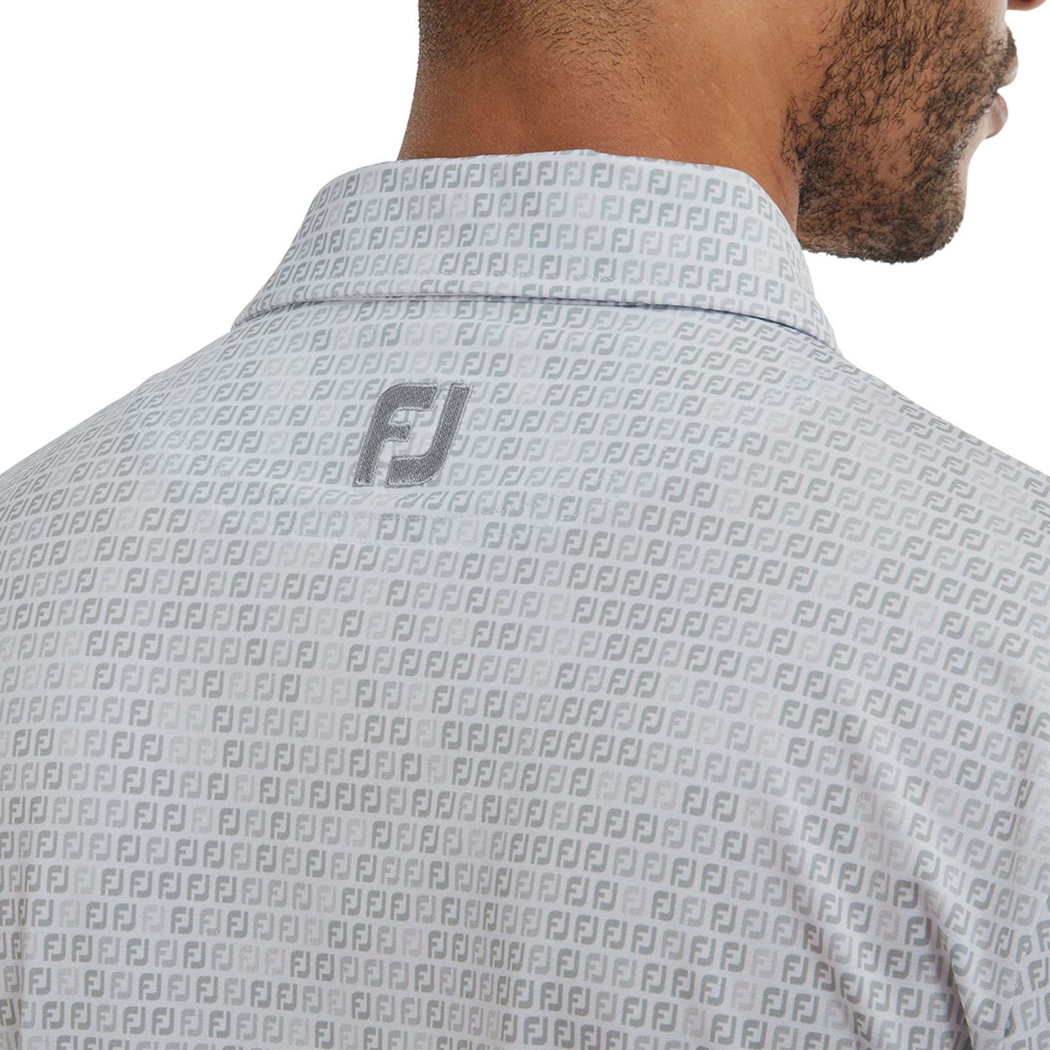 Footjoy Digital Camo Print Lisle Polo Herren