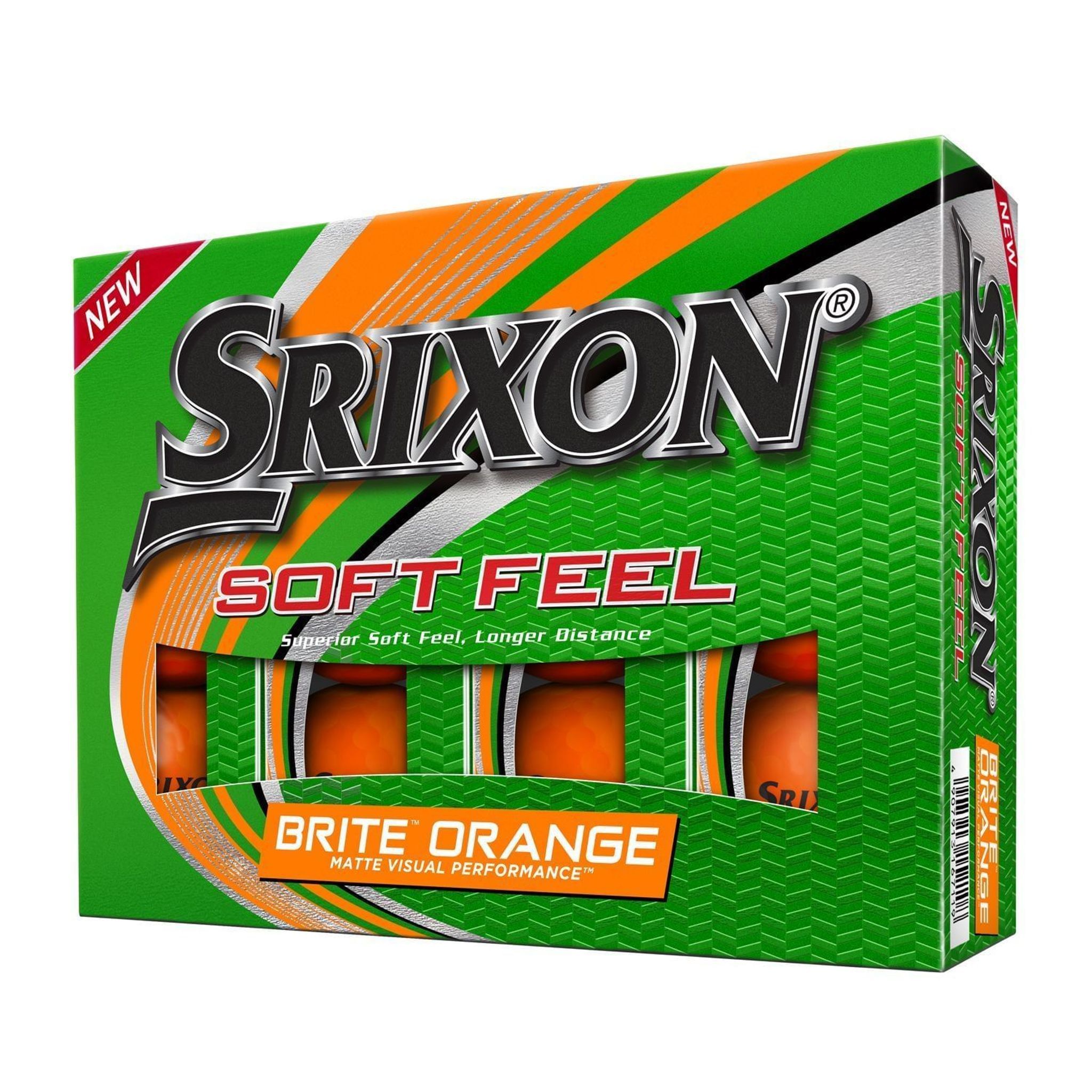 Srixon Soft Feel 12 Brite [12 Piłek] Pomarańczowy