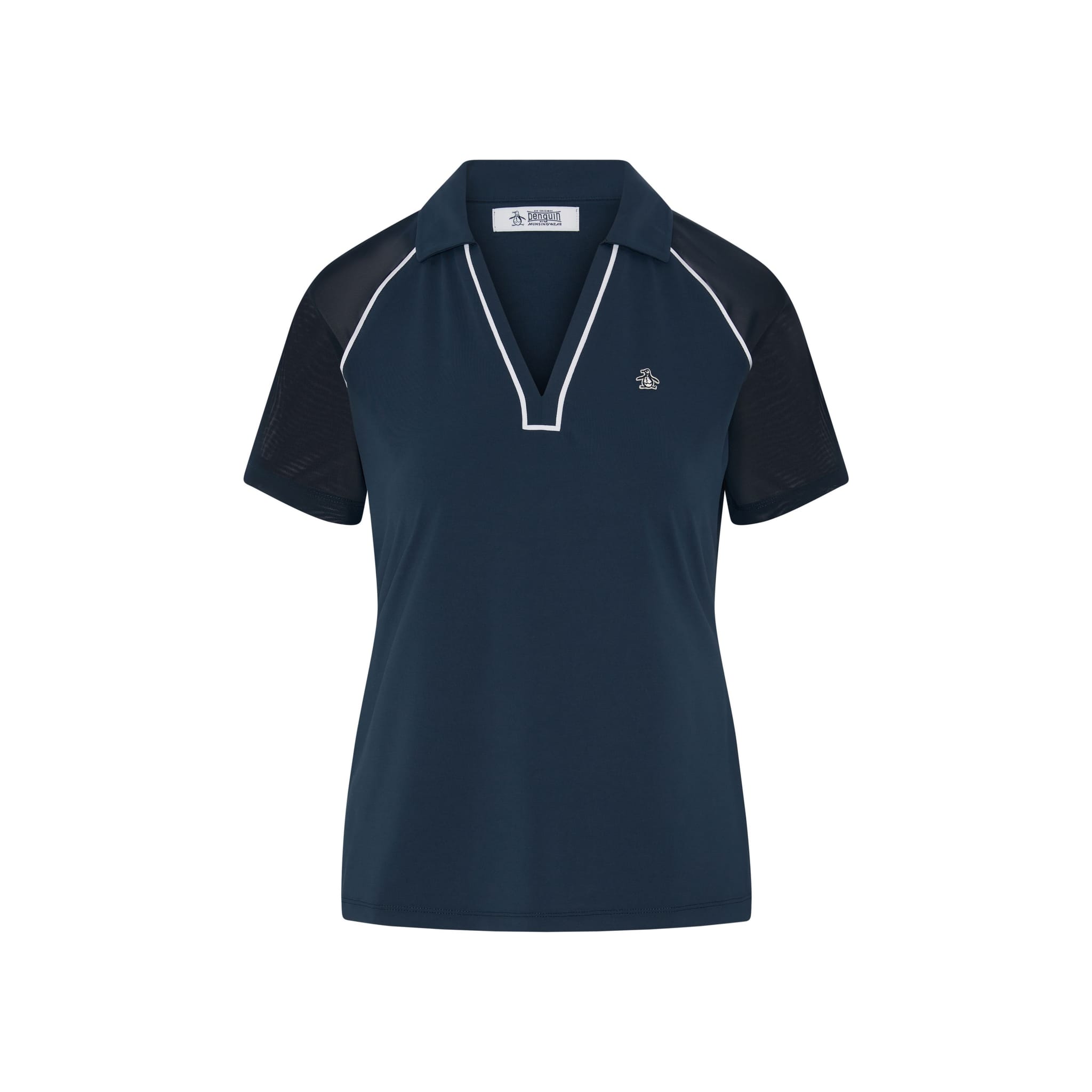 Original Penguin V-Neck Colour Polo Damen