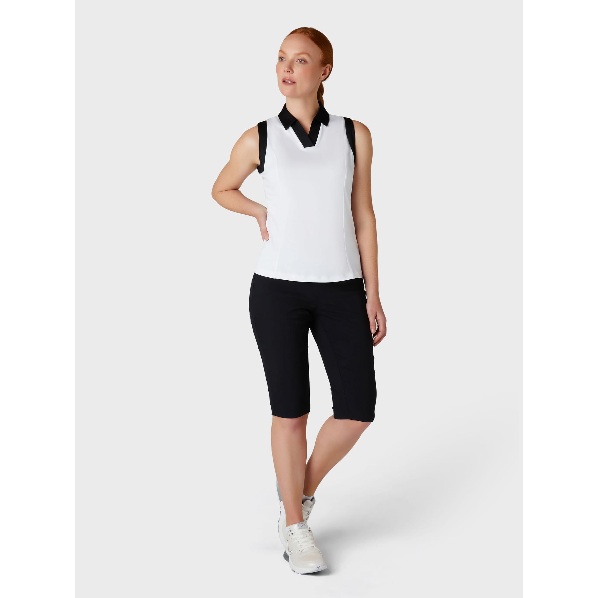 Callaway Sleeveless Colorblock Polo Damen