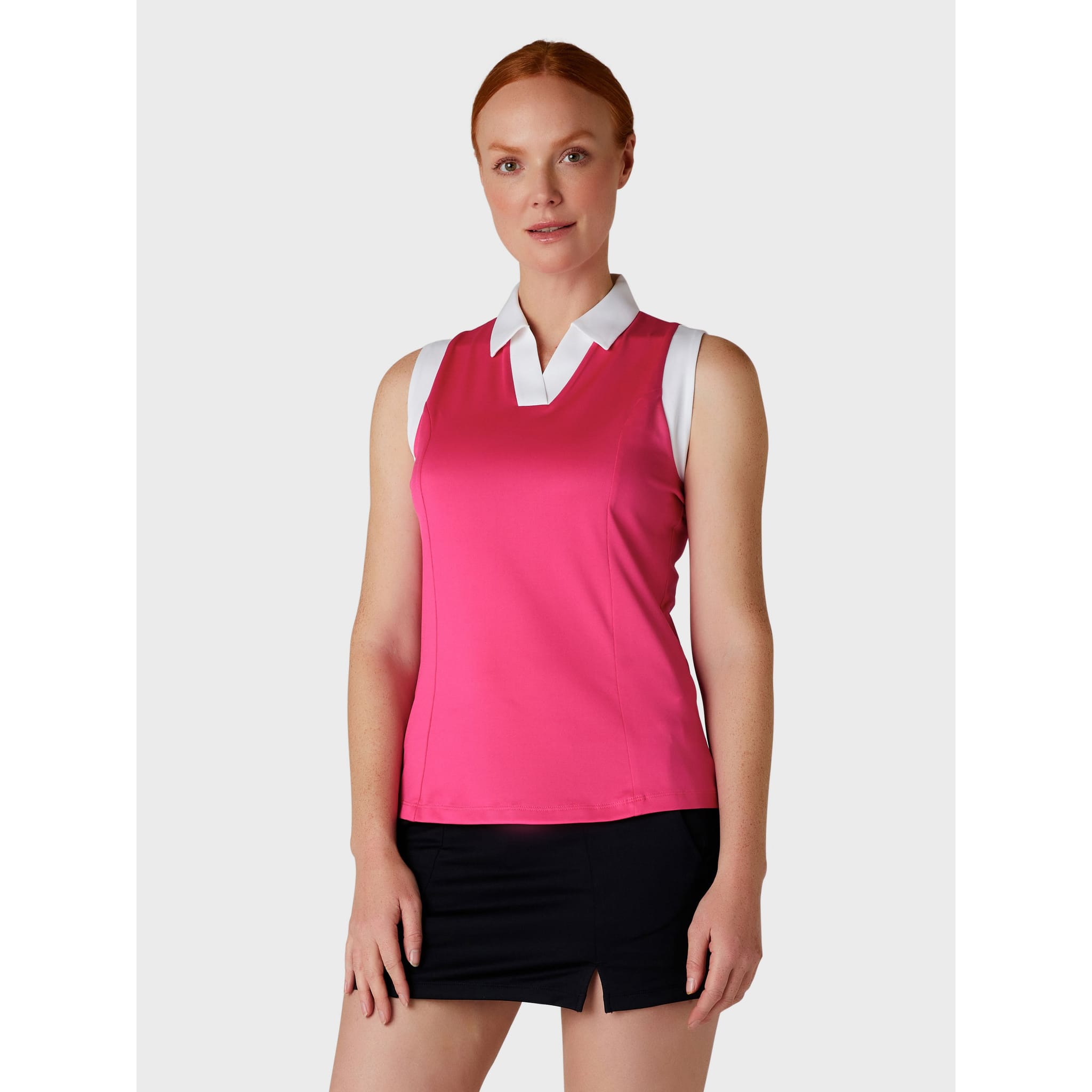 Callaway Sleeveless Colorblock Polo Damen