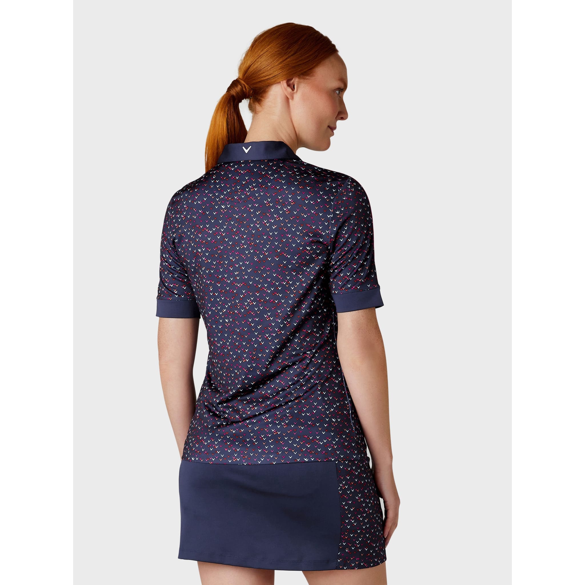 Callaway Chev Printed 1/2 Sleeves Shirt Damen