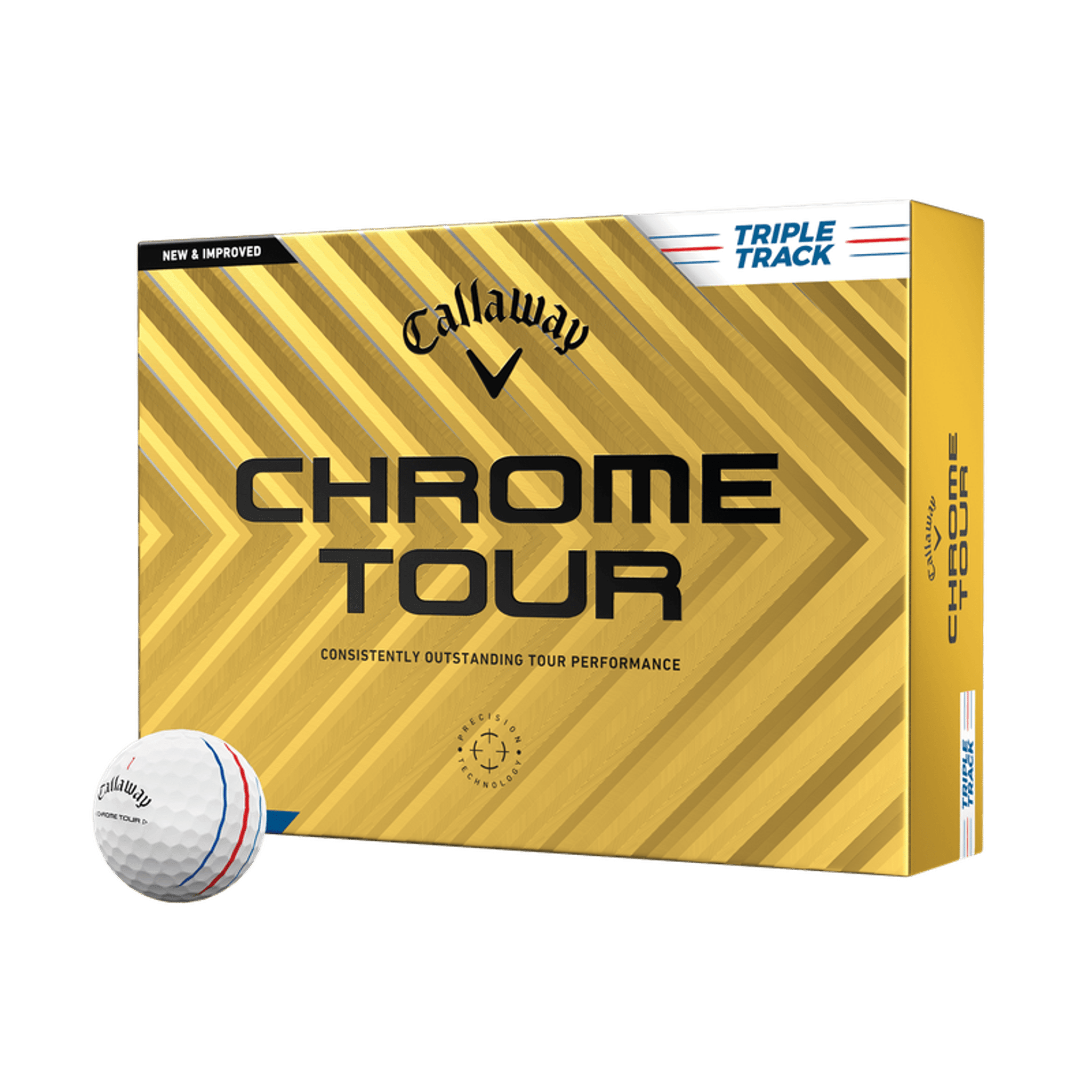 Callaway Chrome Tour Triple Track [48 sztuki] Piłki golfowe (2024)