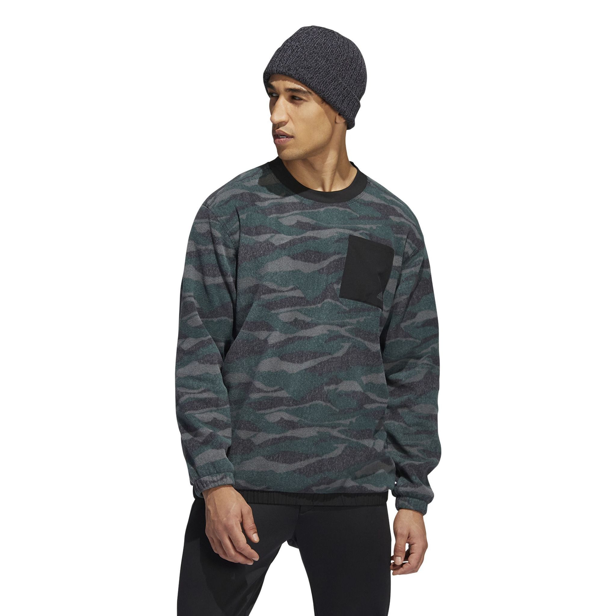 Adidas Txt Print Crew Pullover Herren