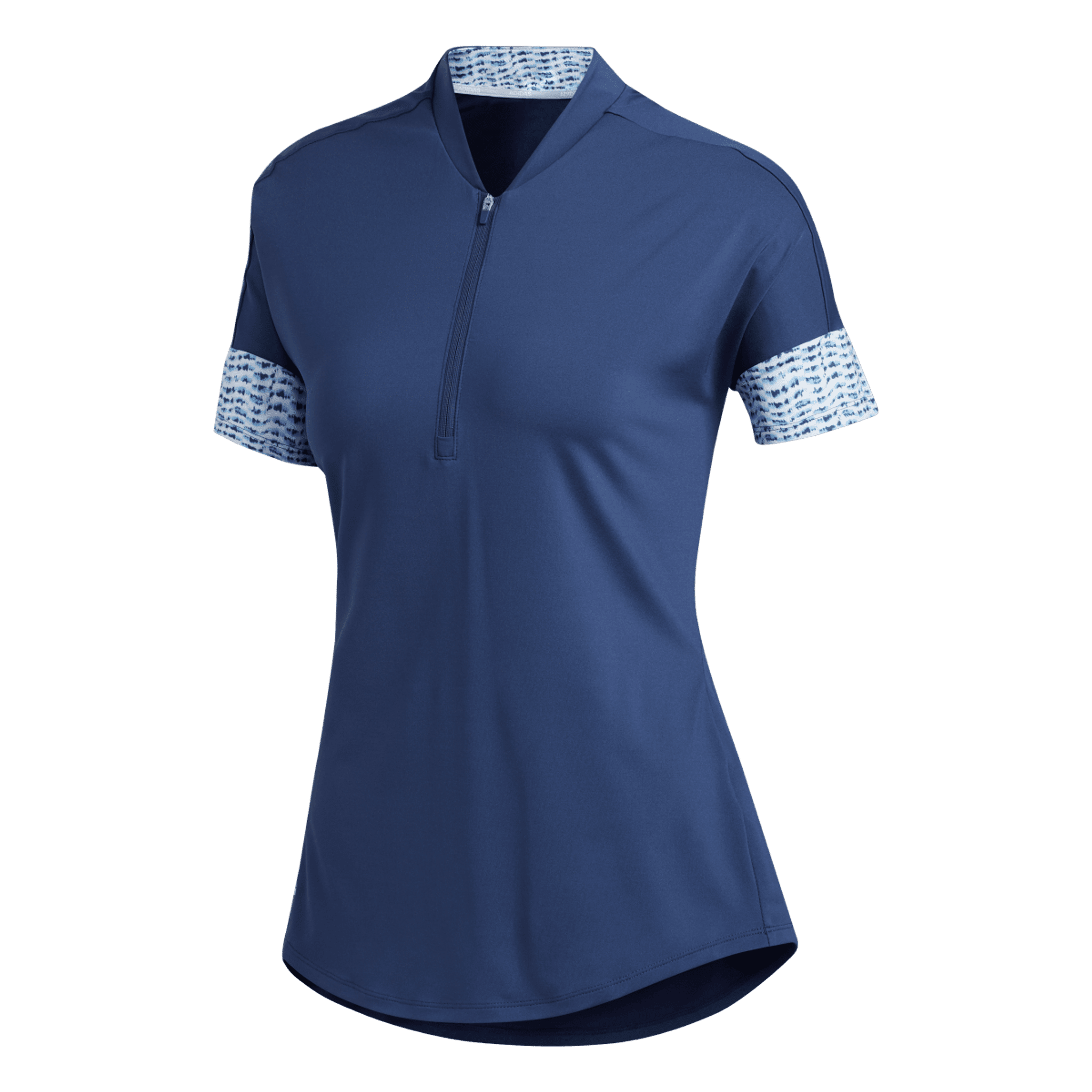 Adidas W Ultimate Printed SS Polo Indigo Damen