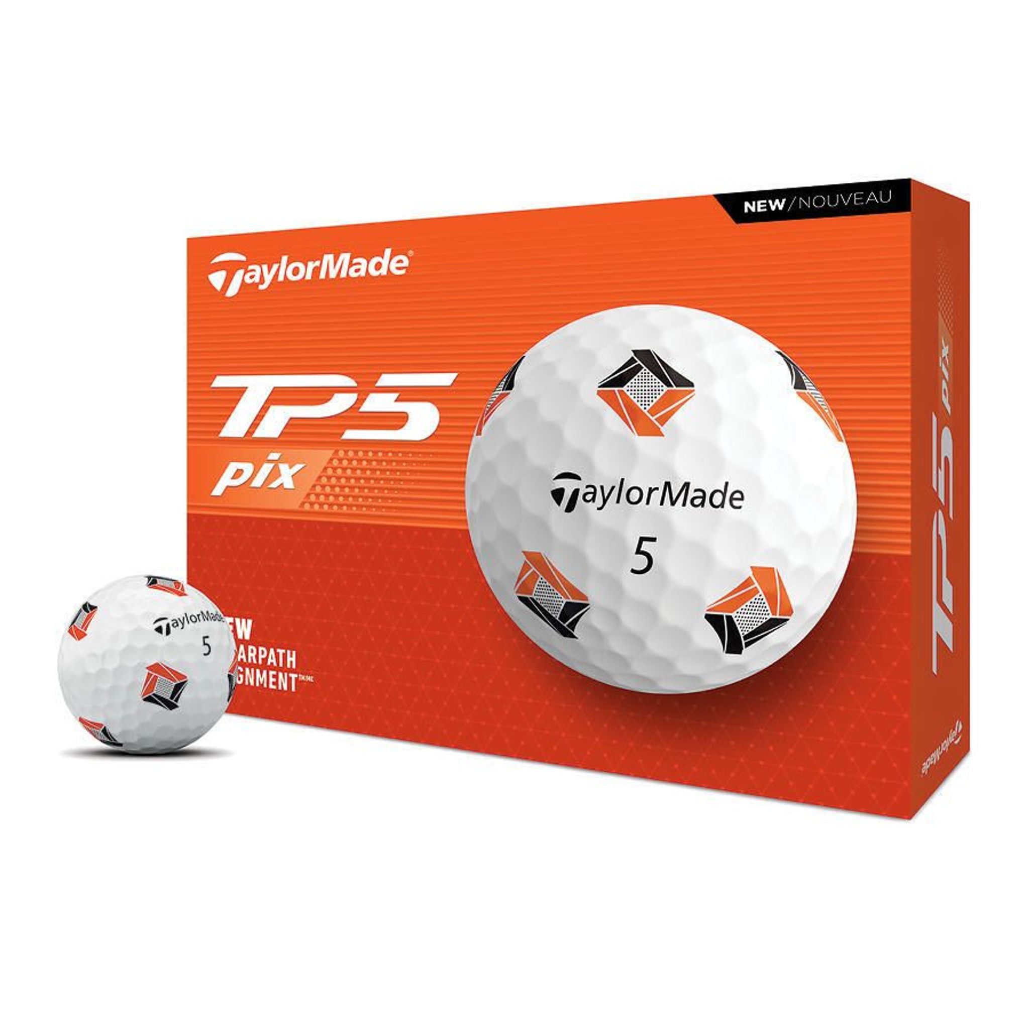 TaylorMade TP5 pix 3.0 Golfbälle