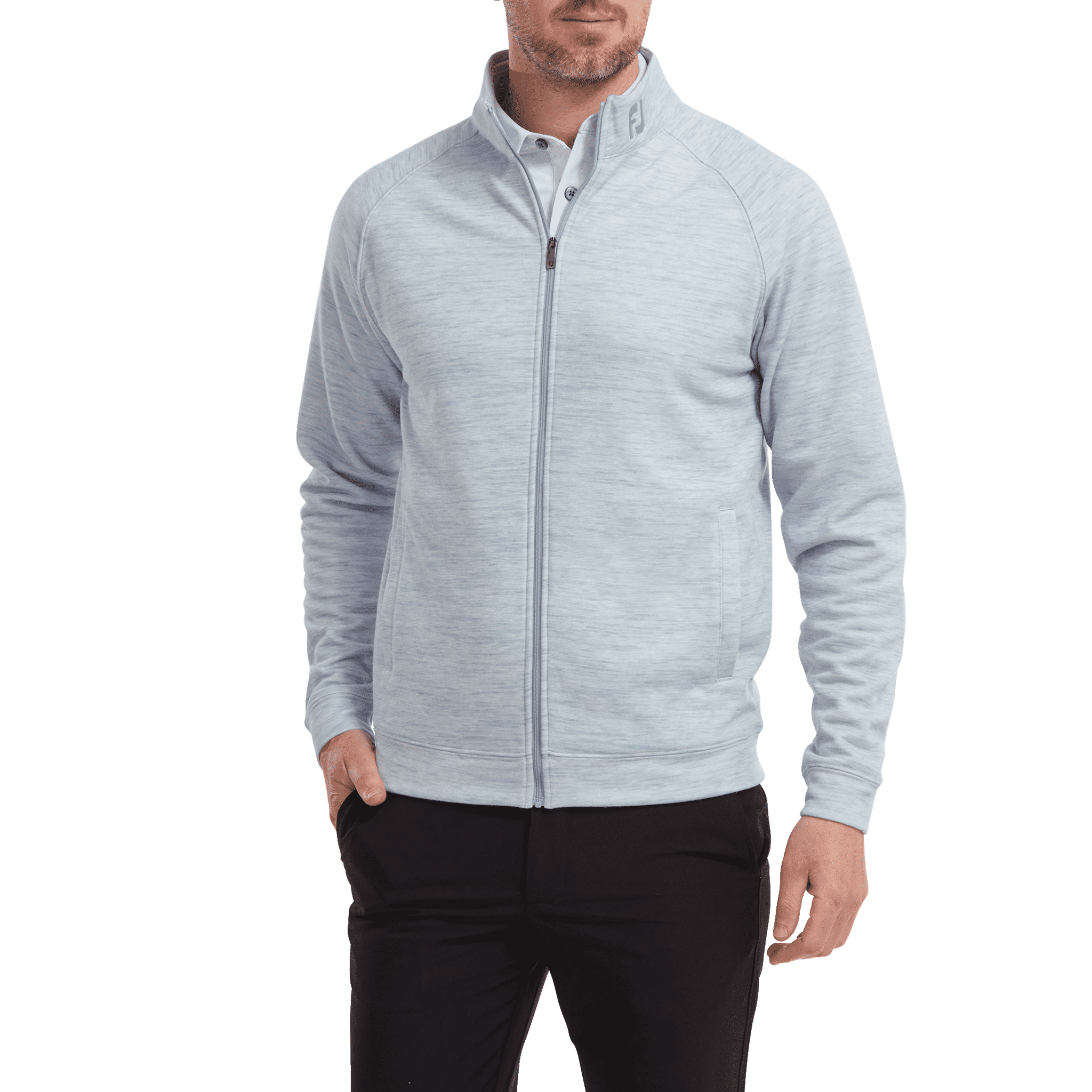 Footjoy Space Dye Full Zip Midlayer Męski