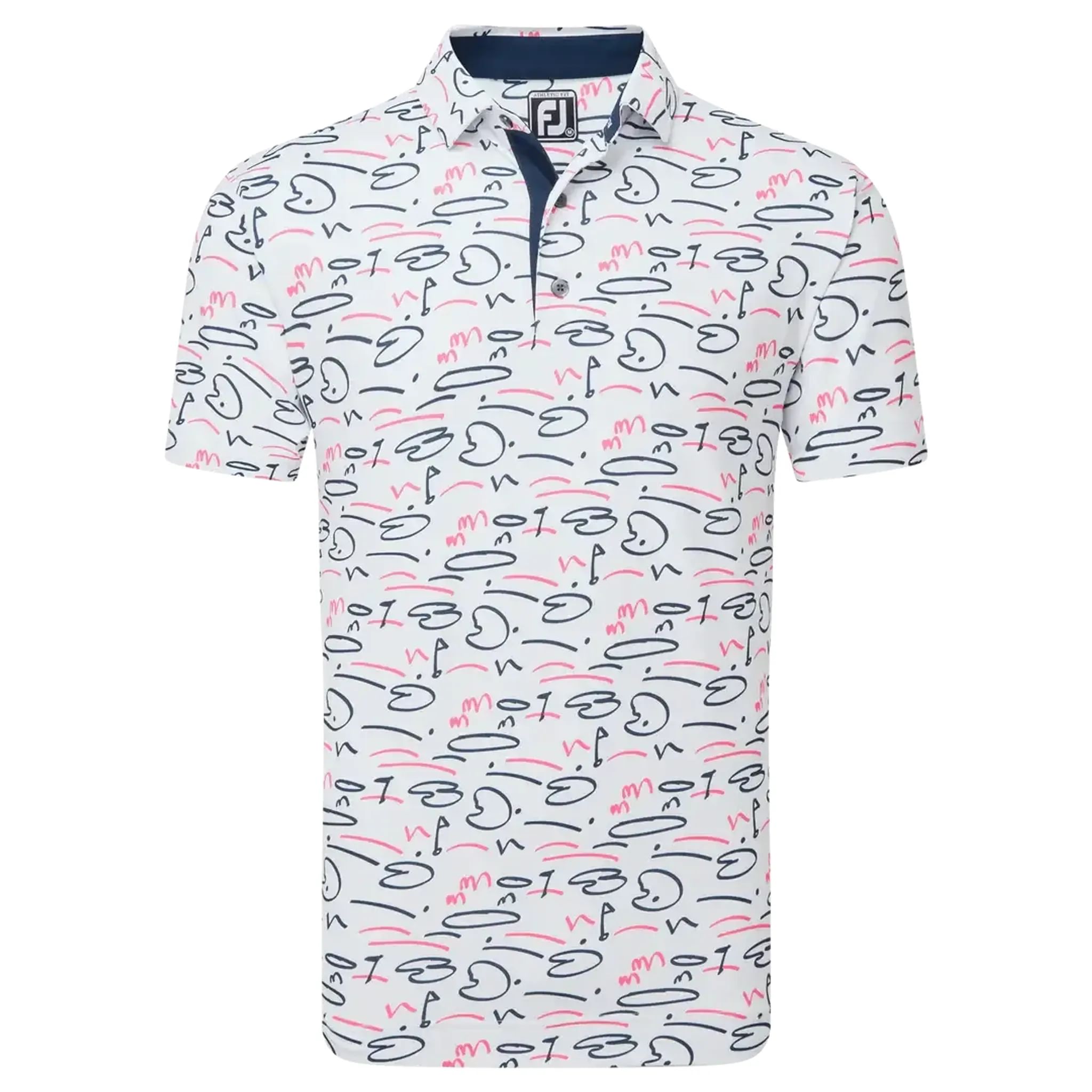 Footjoy Course Doodle Poloshirt Herren