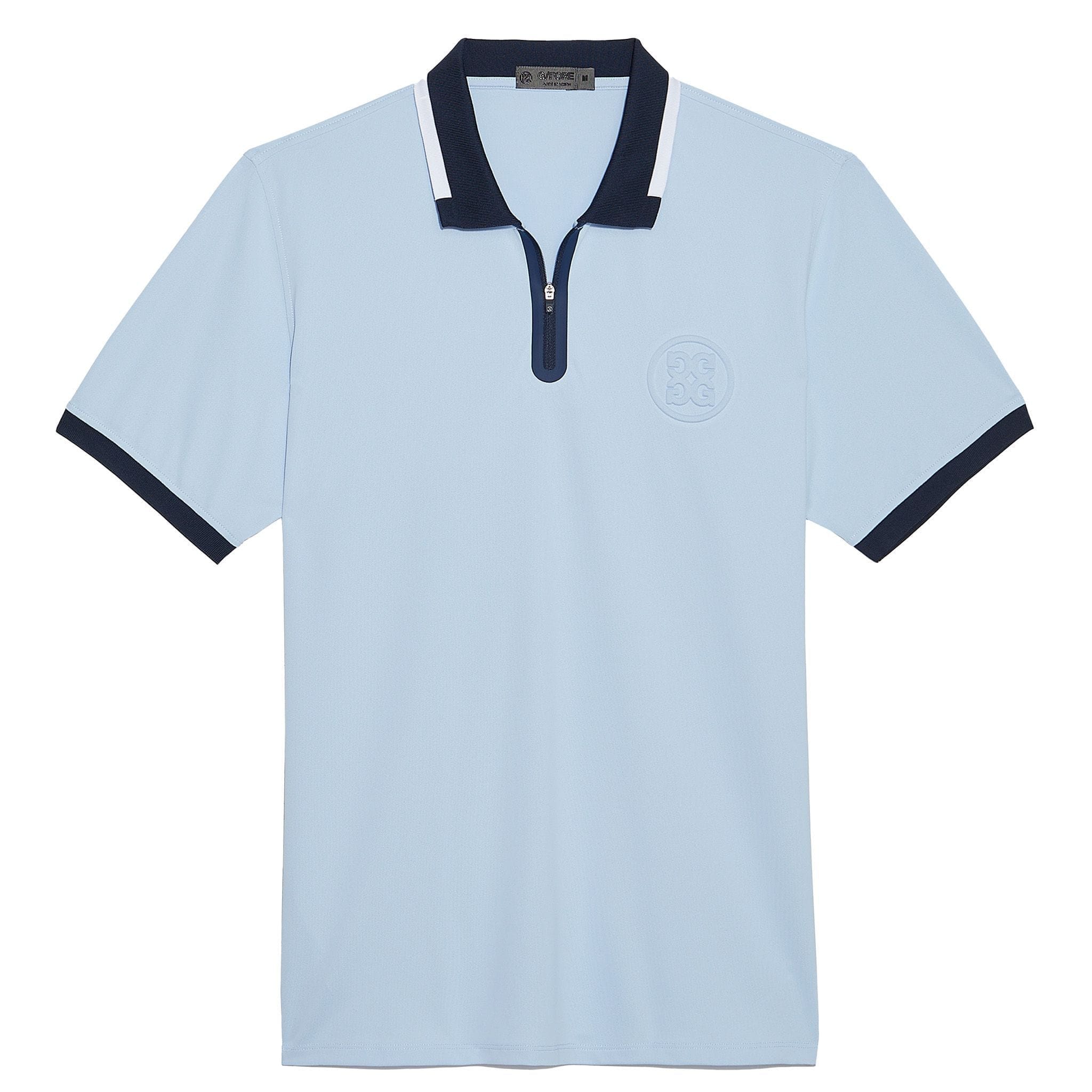 GFORE Embossed Logo Piqué Slim Fit Poloshirt Herren