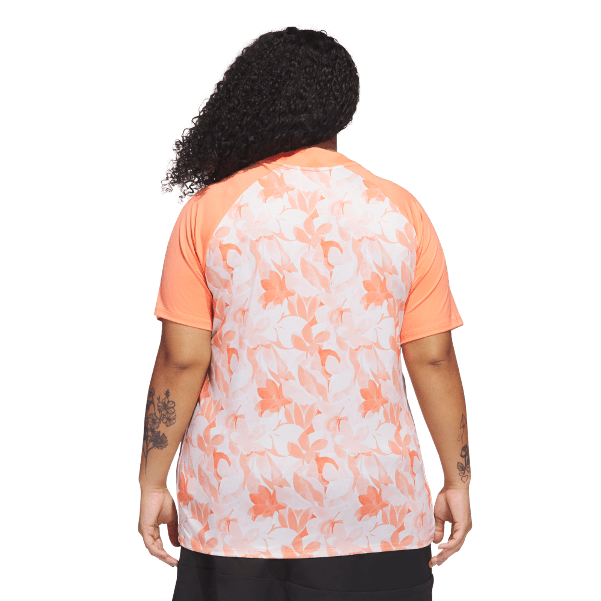 Adidas Floral Poloshirt Damen