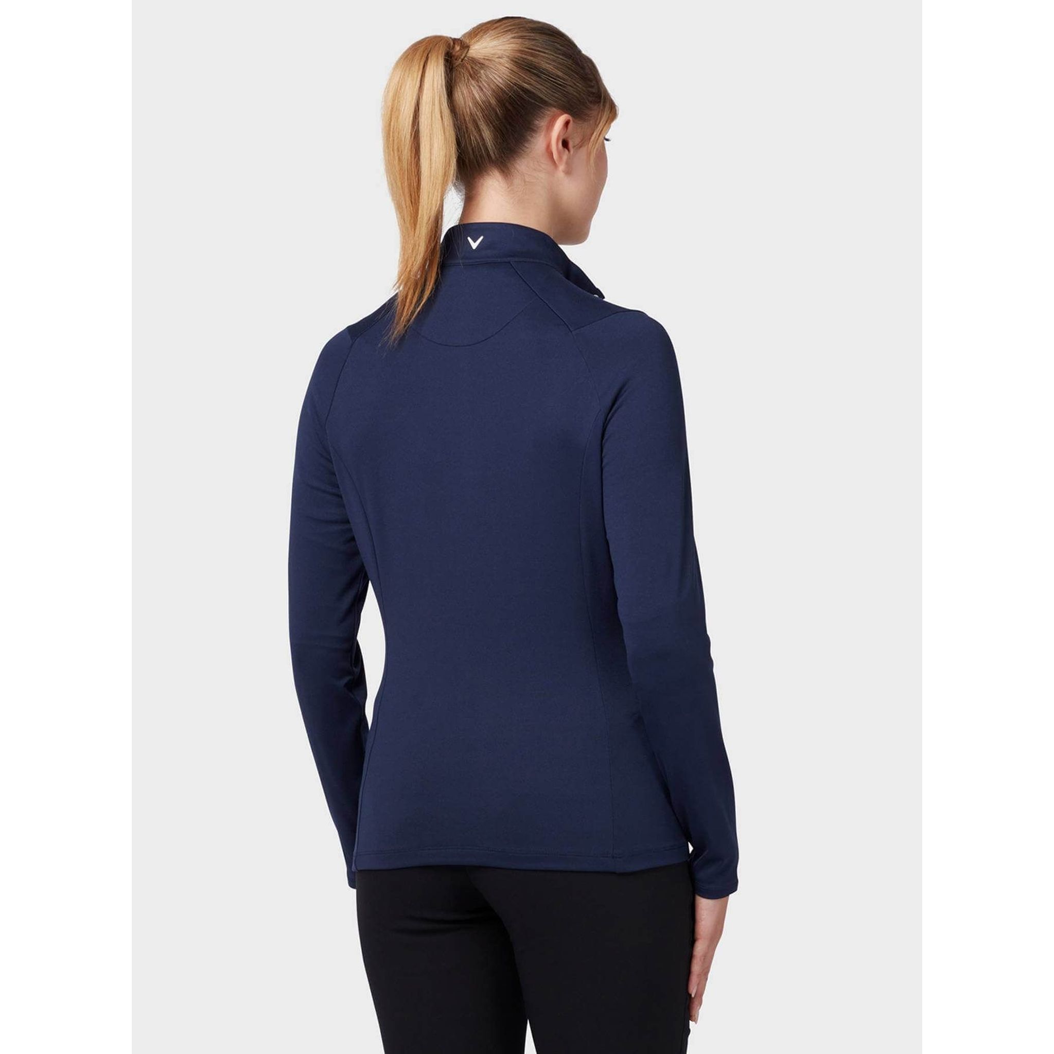 Callaway Thermal Fleece Jersey Langarm-Polo Damen