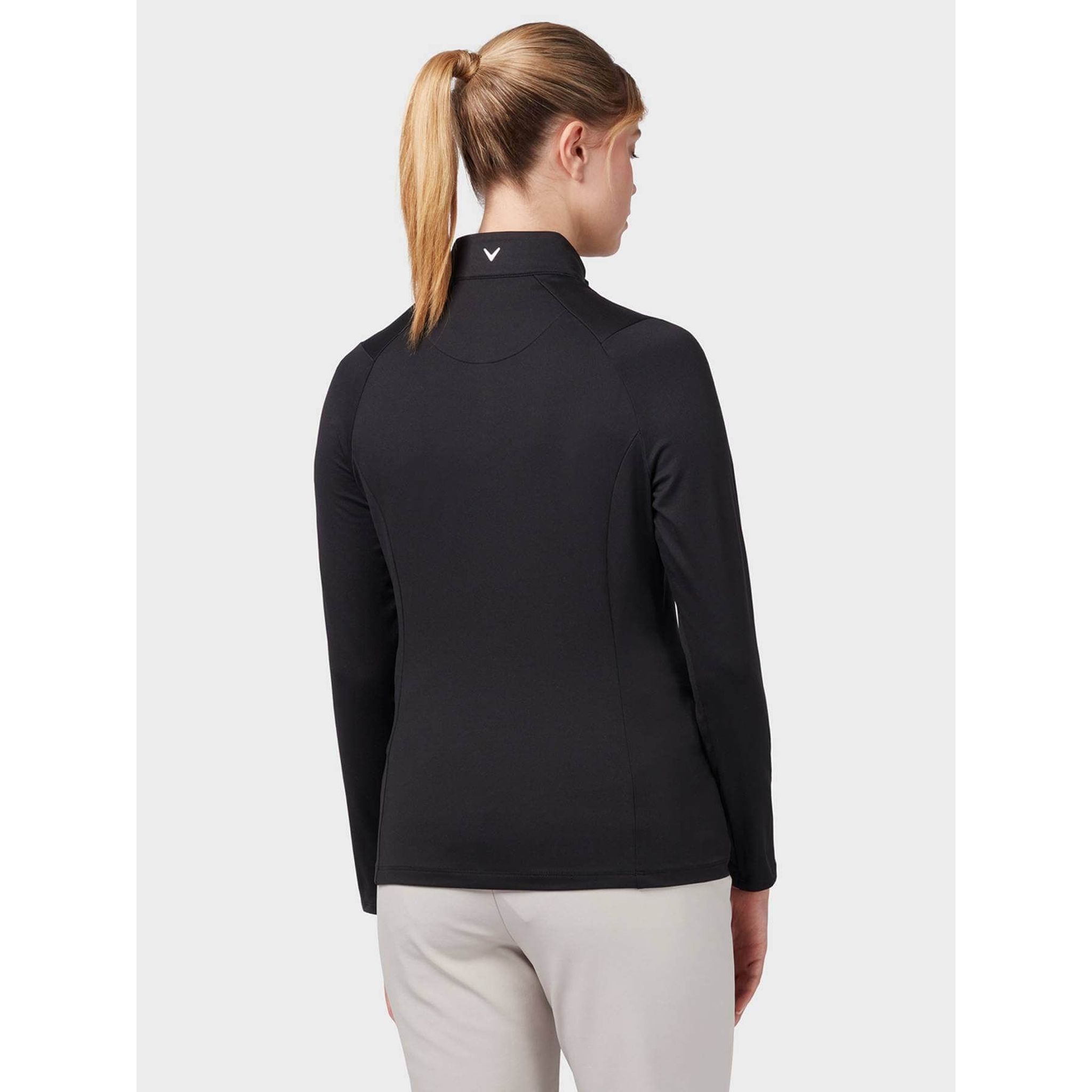 Callaway Thermal Fleece Jersey Langarm-Polo Damen