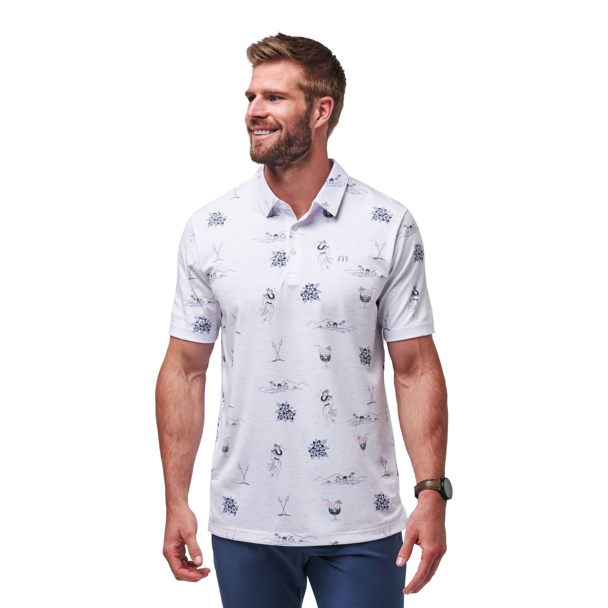 Travis Mathew Island Paradise Koszulka polo męska