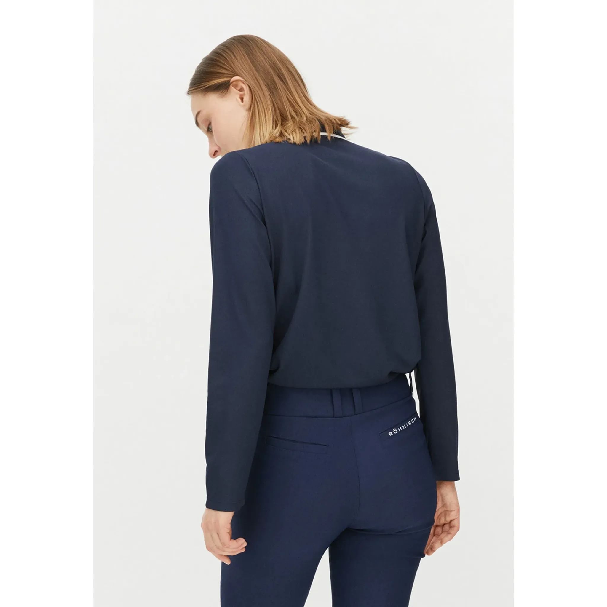 Röhnisch Miriam Langarm-Poloshirt Damen