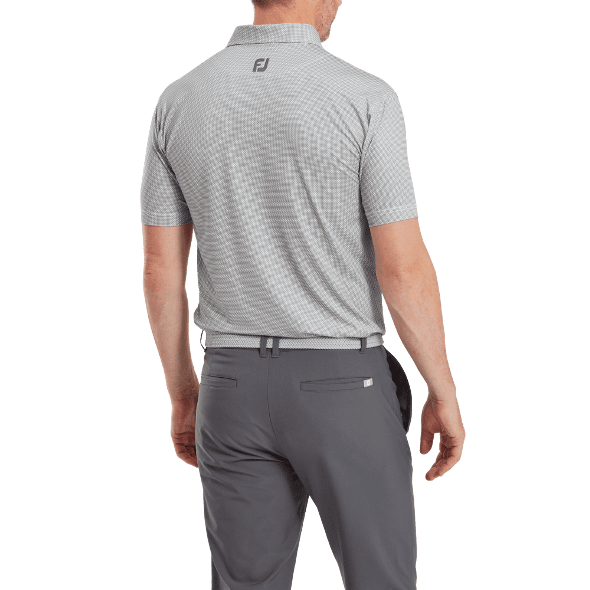 Footjoy Octagon Print Lisle Koszulka Polo dla Mężczyzn