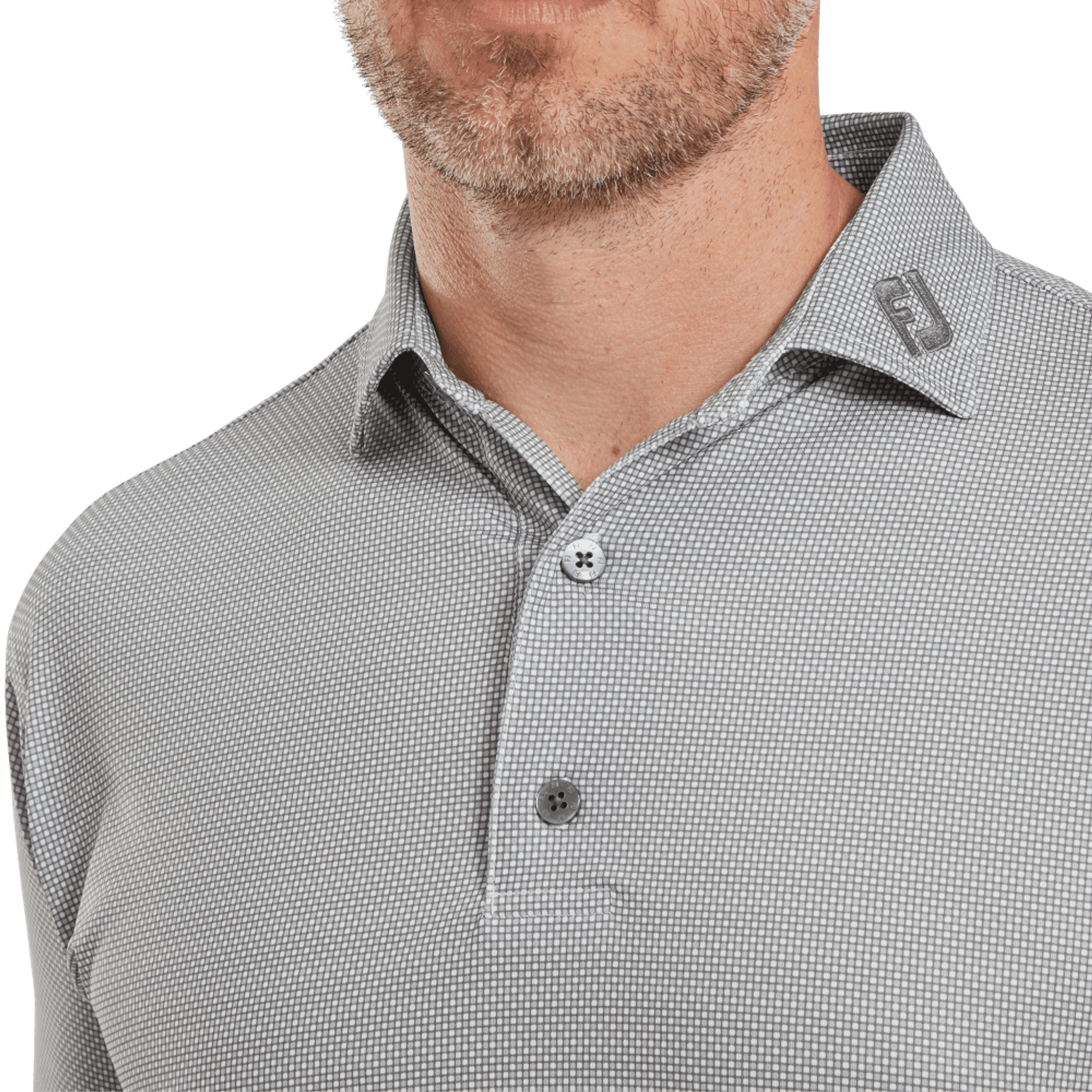 Footjoy Octagon Print Lisle Koszulka Polo dla Mężczyzn