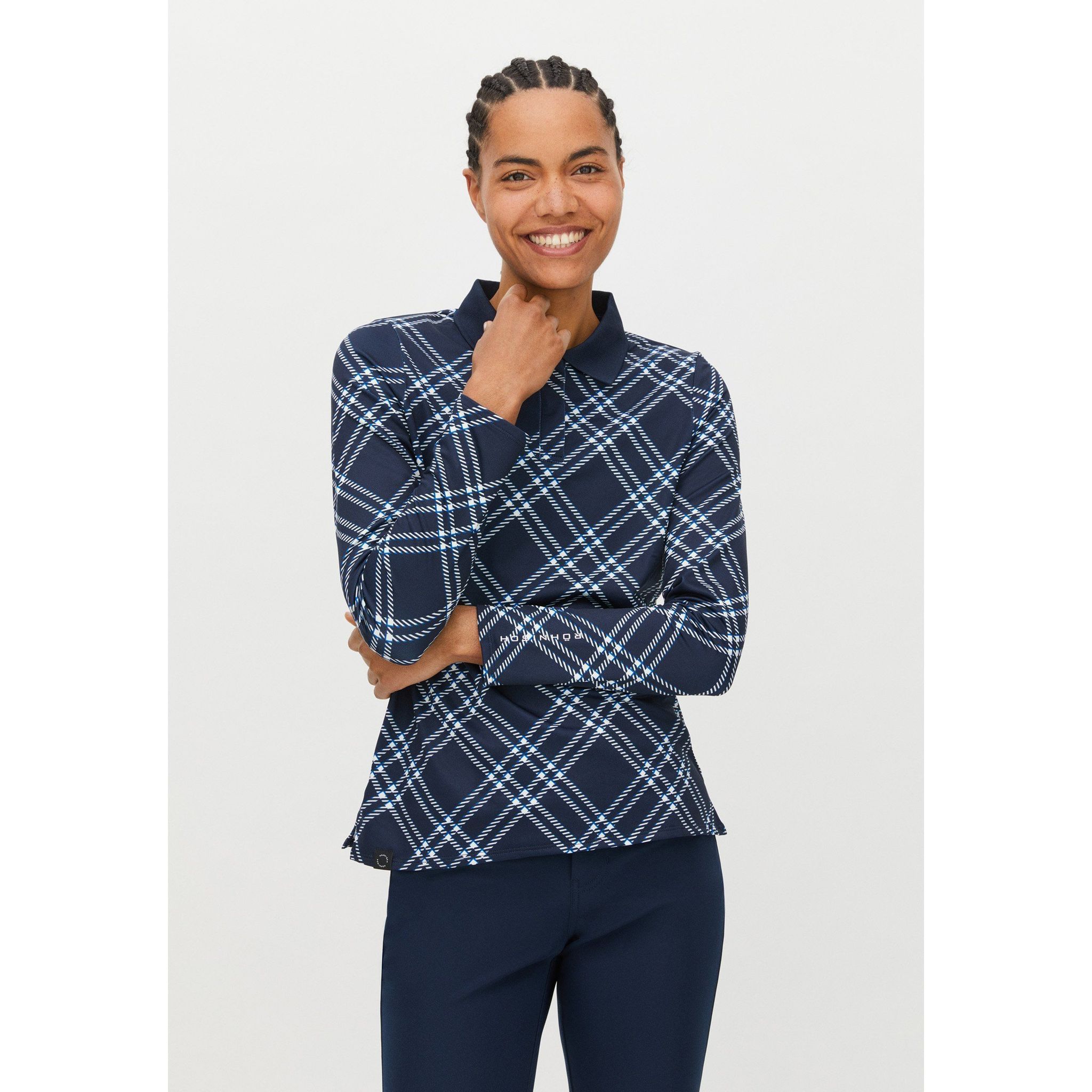 Röhnisch Oversize Check Poloshirt Damskie